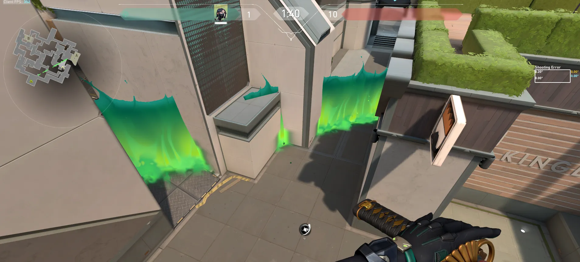 Viper Toxic Screen on Split Attack Site A — step 3 of 3: Result