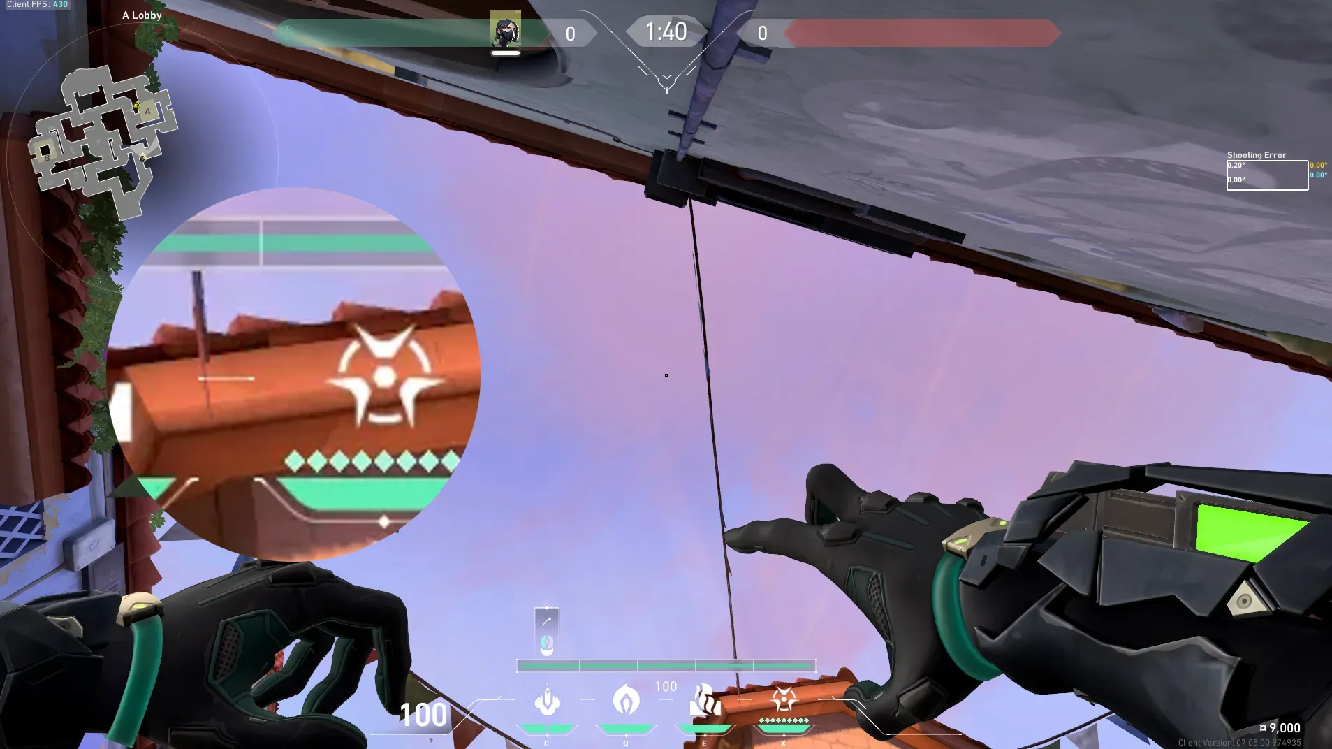 Viper Snake Bite on Sunset Attack Site A — step 2 of 3: Aim — line up the shot