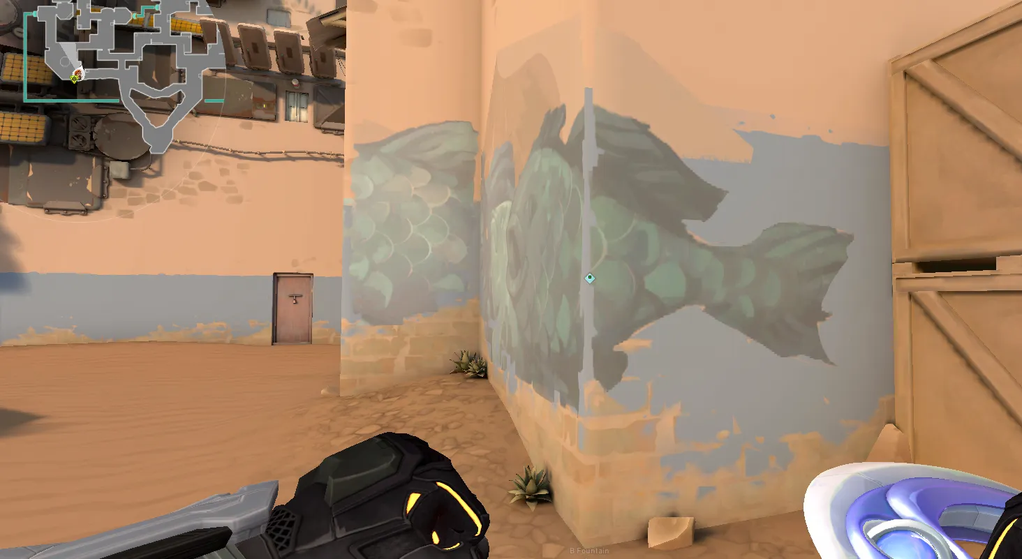 Brimstone Incendiary on Bind Attack Site B — step 1 of 4: Position — where to stand
