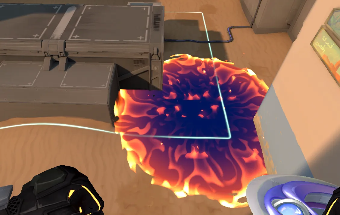 Brimstone Incendiary on Bind Attack Site B — step 3 of 3: Result