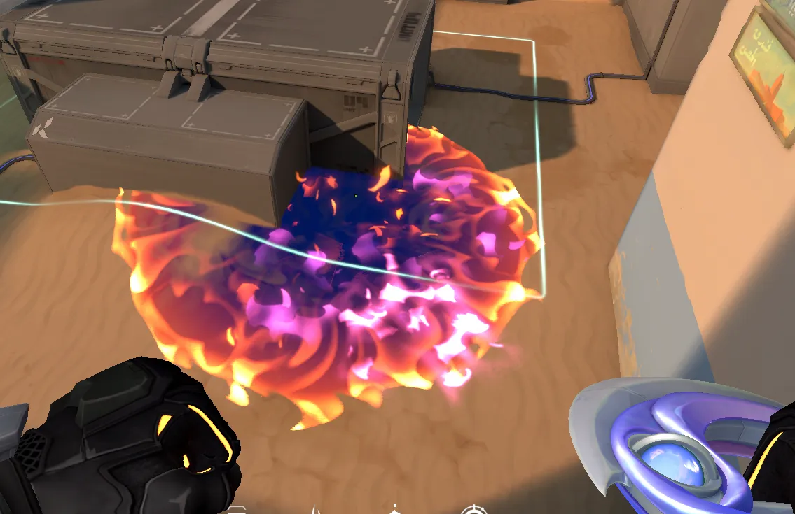 Brimstone Incendiary on Bind Attack Site B — step 3 of 3: Result