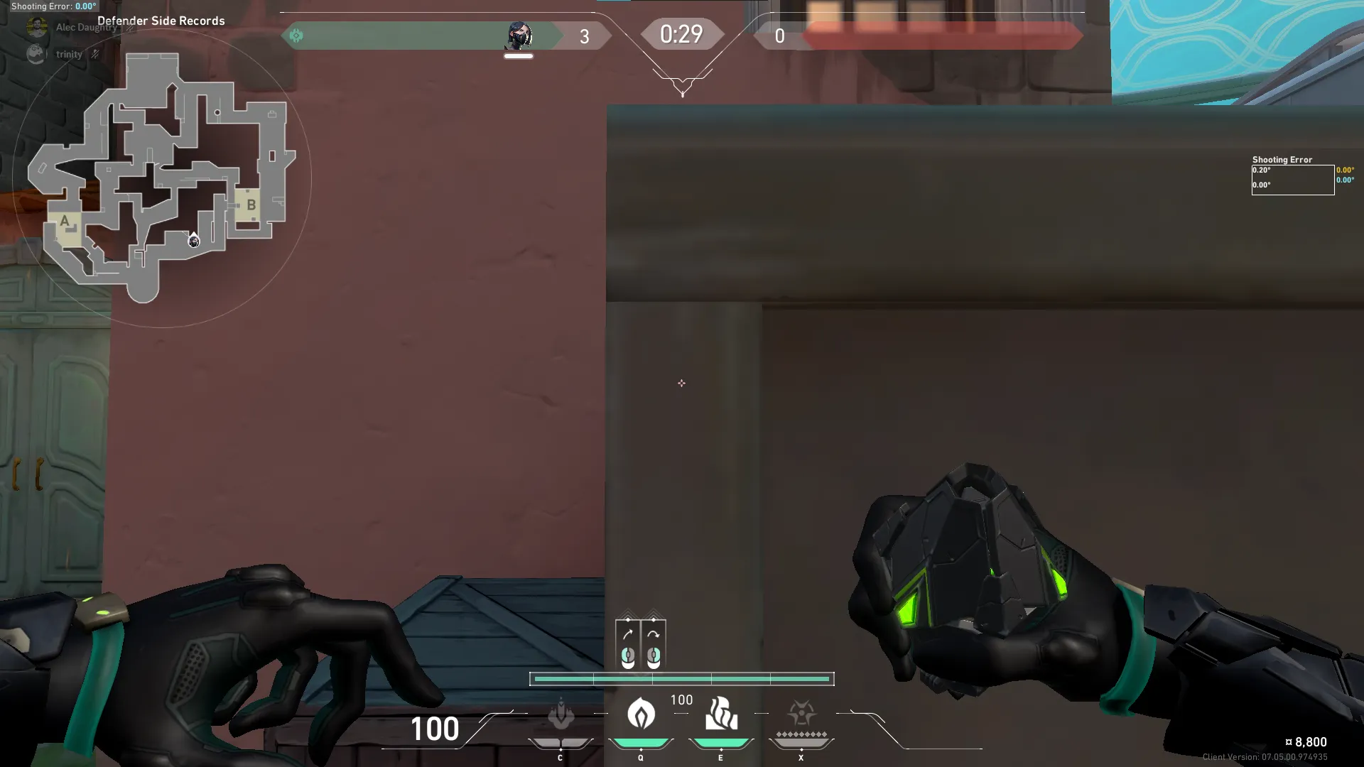 Viper Poison Cloud on Pearl Defense Site B — step 1 of 3: Position — where to stand