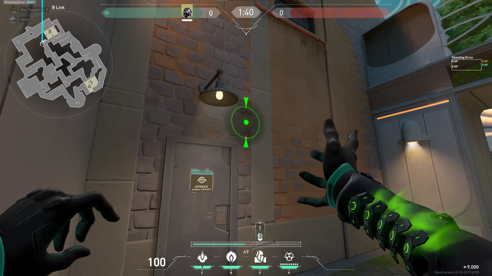Viper Toxic Screen on Pearl Defense Site B — step 2 of 3: Aim — line up the shot