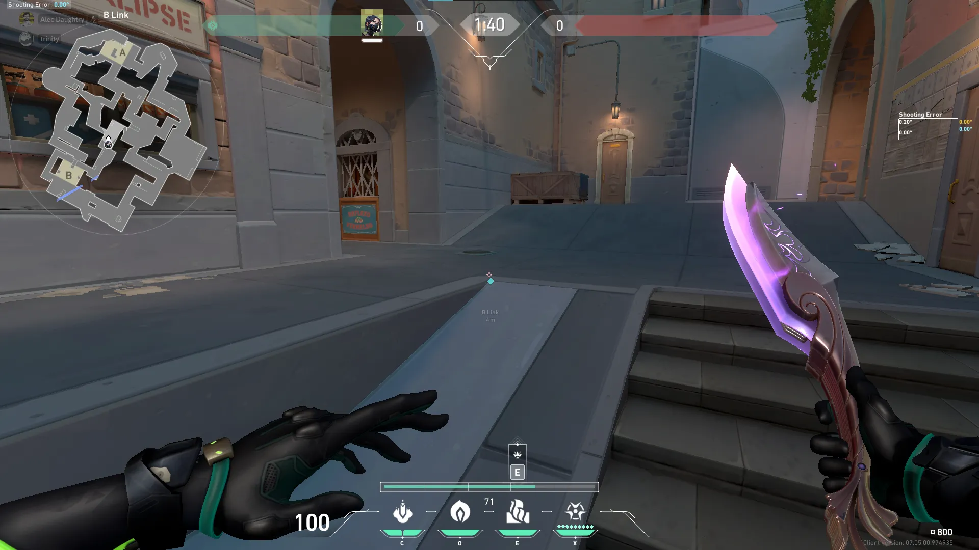 A Main orb Thrown From B Link — Viper lineup on Pearl