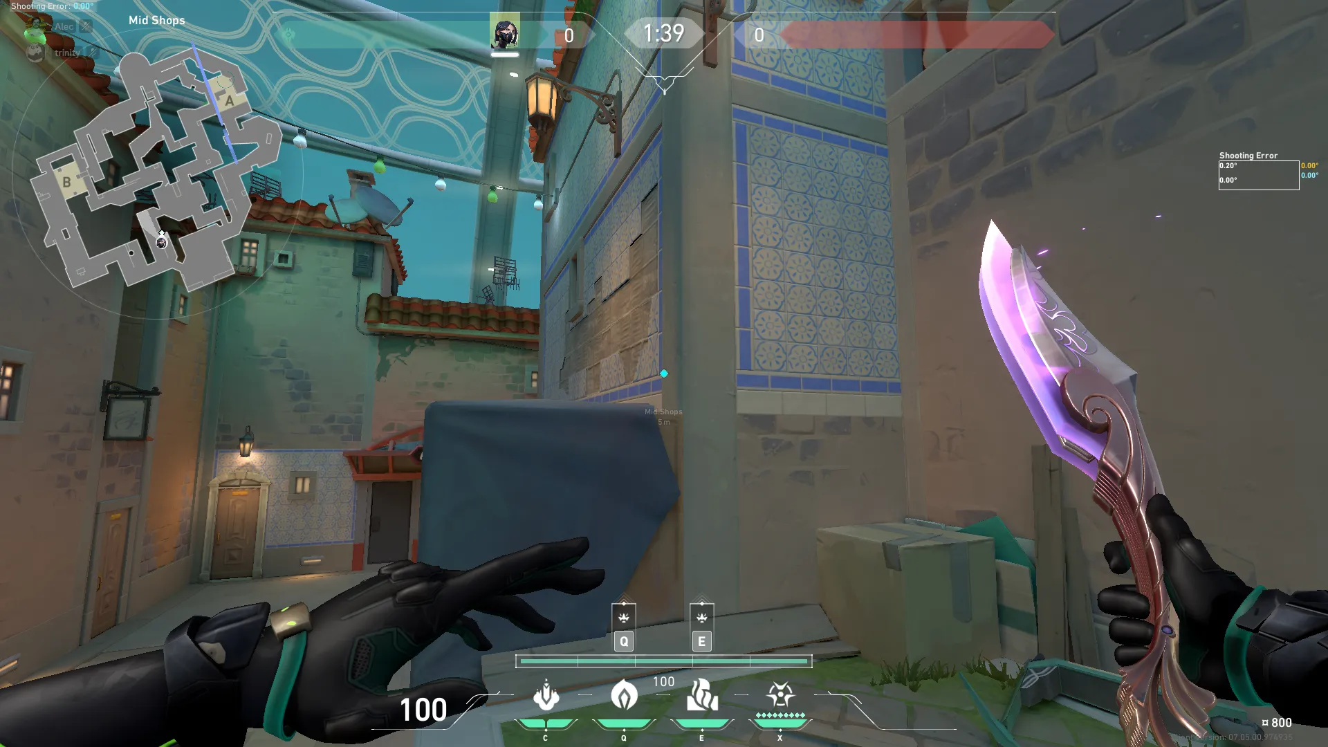 Viper Poison Cloud on Pearl Attack Site B — step 1 of 3: Position — where to stand