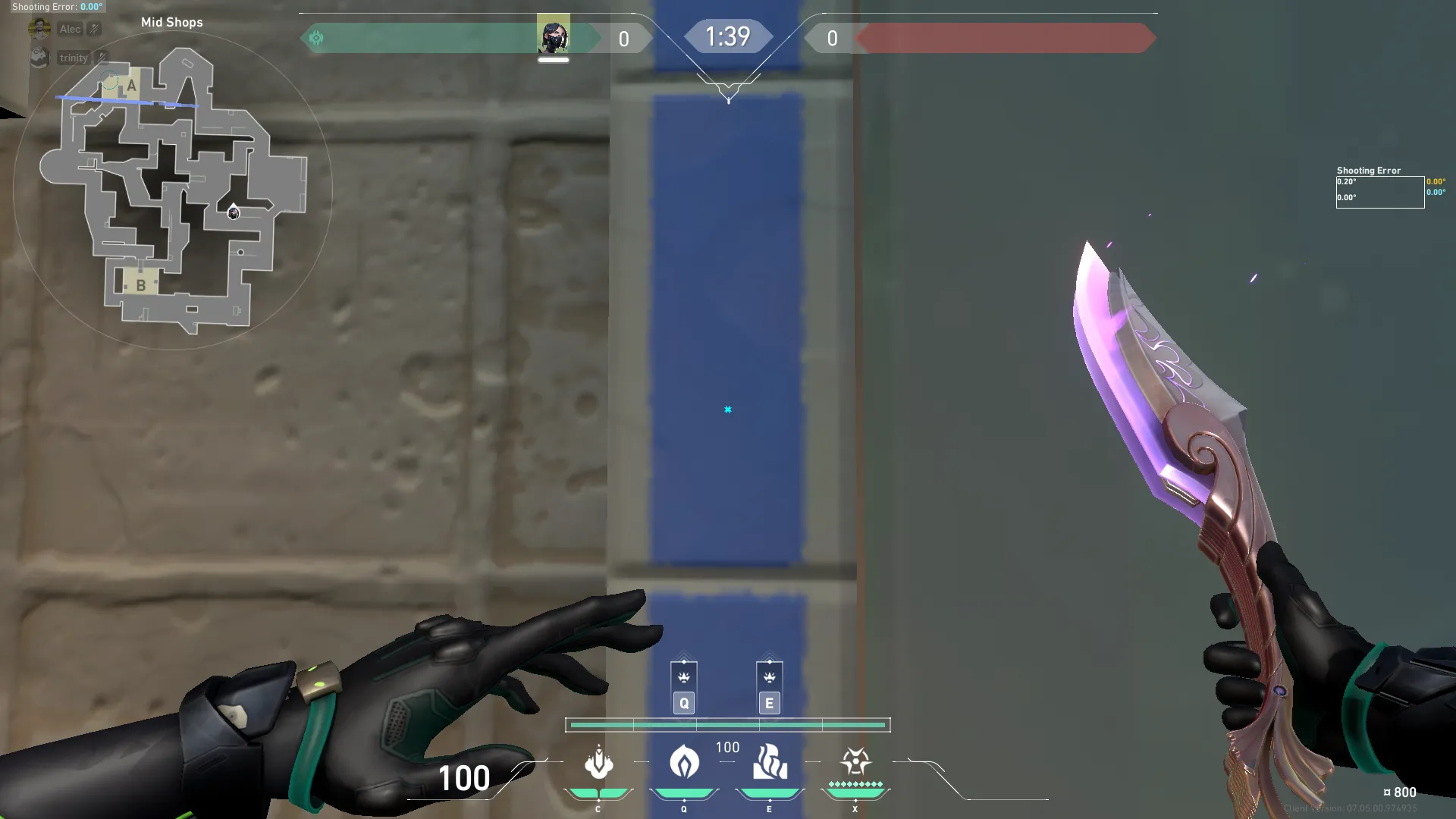 Viper Poison Cloud on Pearl Attack Site B — step 2 of 3: Aim — line up the shot