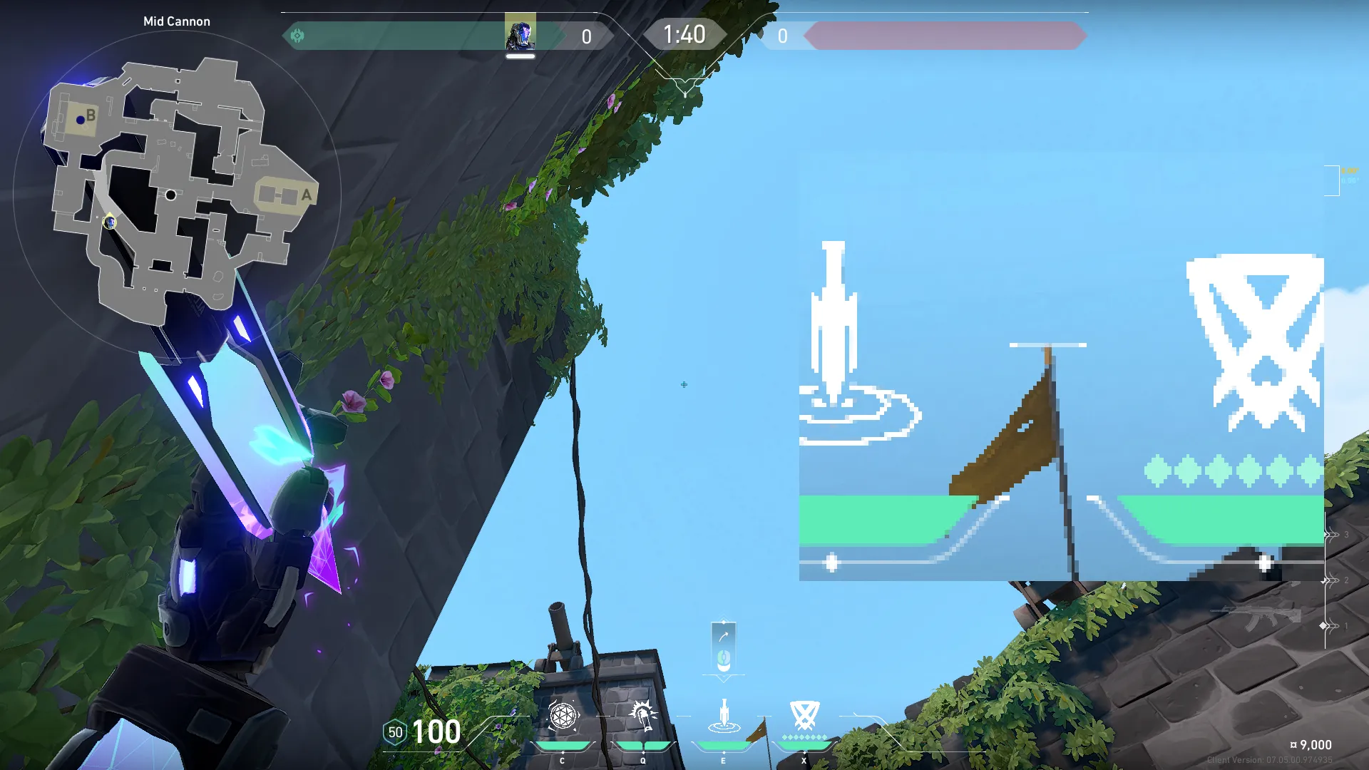 KAY/O Zero_Point on Breeze Attack Site B — step 2 of 3: Aim — line up the shot