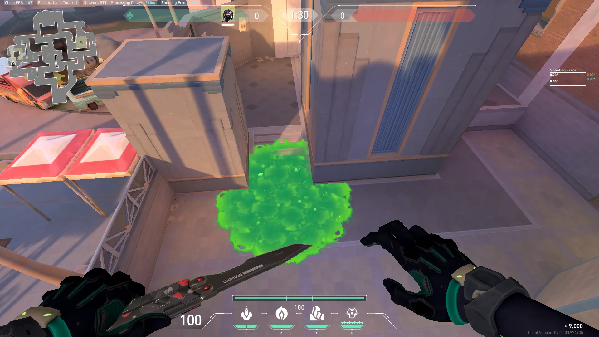 Viper Snake Bite on Sunset Attack Site B — step 3 of 5: Aim — line up the shot