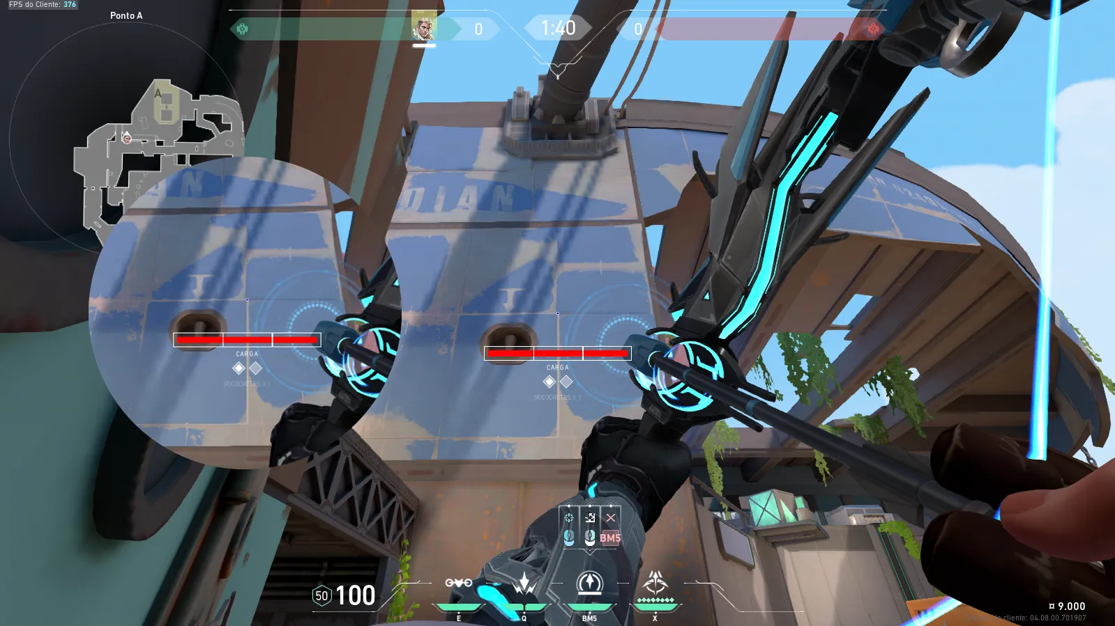 Sova Recon Bolt on Breeze Defense Site B — step 2 of 3: Aim — line up the shot