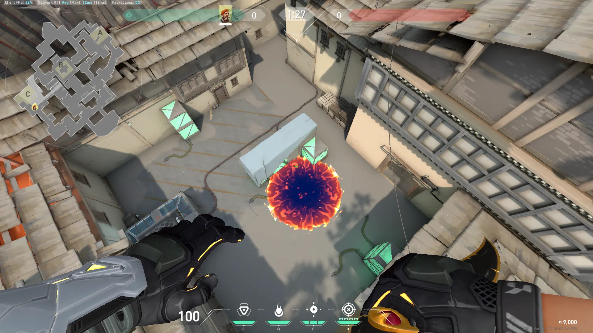 Brimstone Incendiary on Haven Attack Site C — step 3 of 3: Result