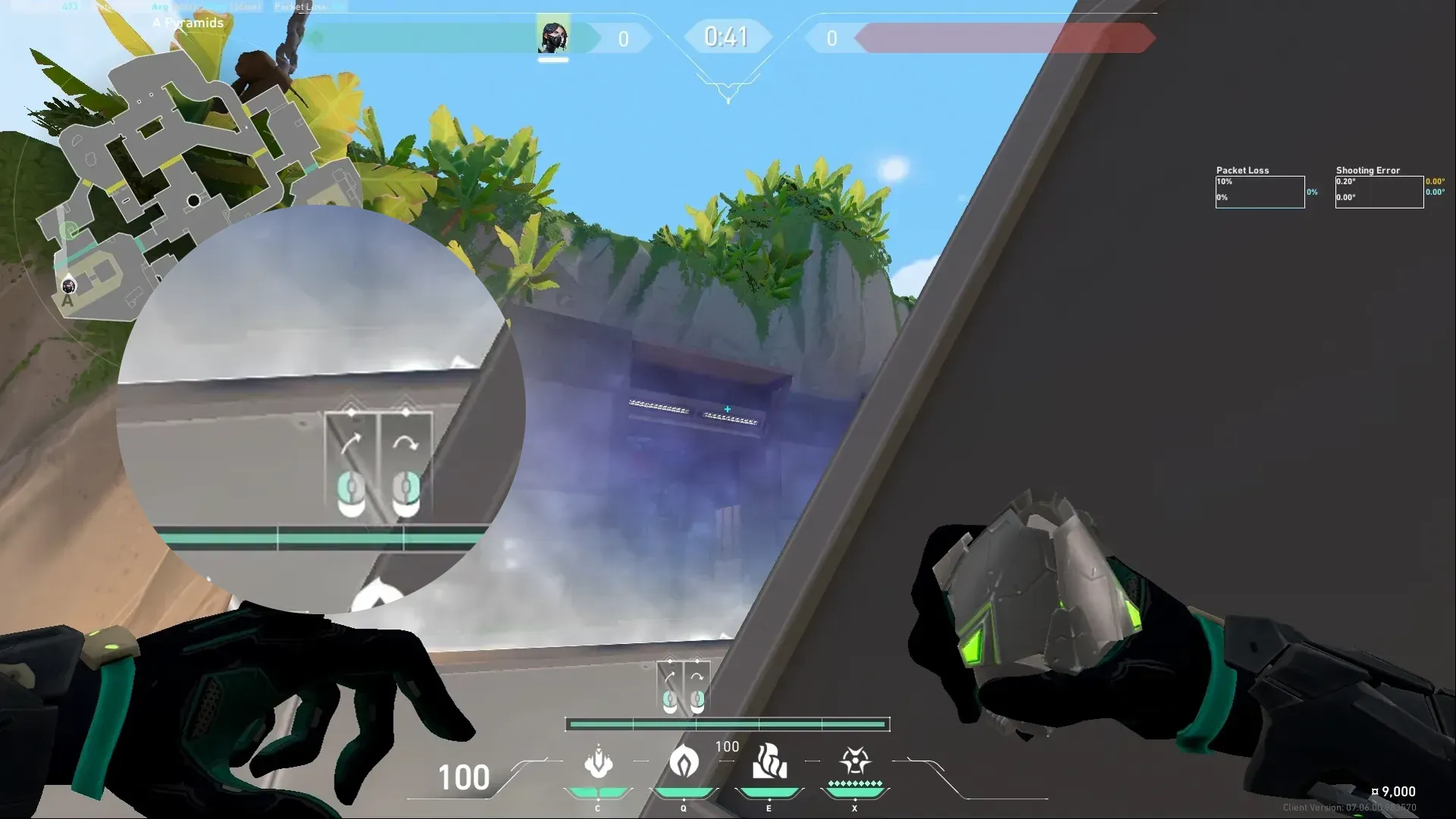 Viper Poison Cloud on Breeze Defense Site A — step 3 of 5: Aim — line up the shot