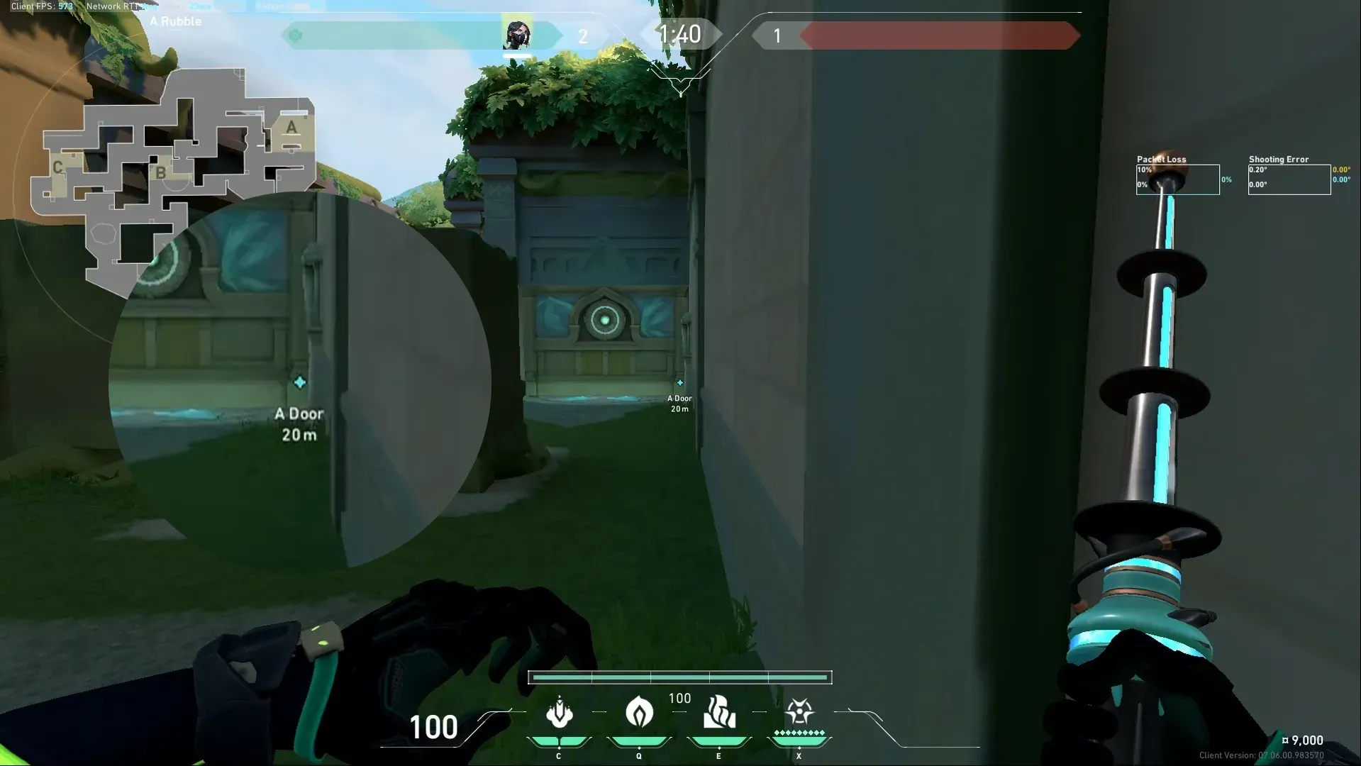 Viper Poison Cloud on Lotus Attack Site A — step 2 of 5: Aim — line up the shot