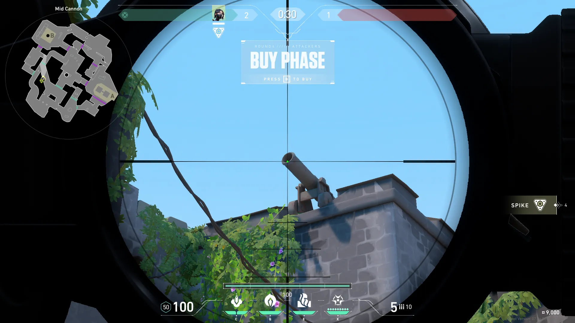 Viper Snake Bite on Breeze Attack Site B — step 3 of 5: Aim — line up the shot