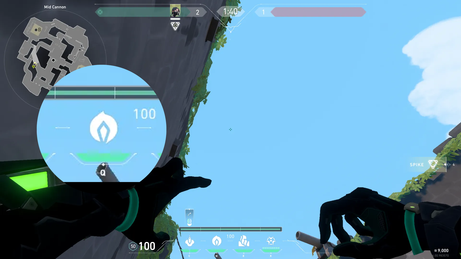 Viper Snake Bite on Breeze Attack Site B — step 4 of 5: Aim — line up the shot