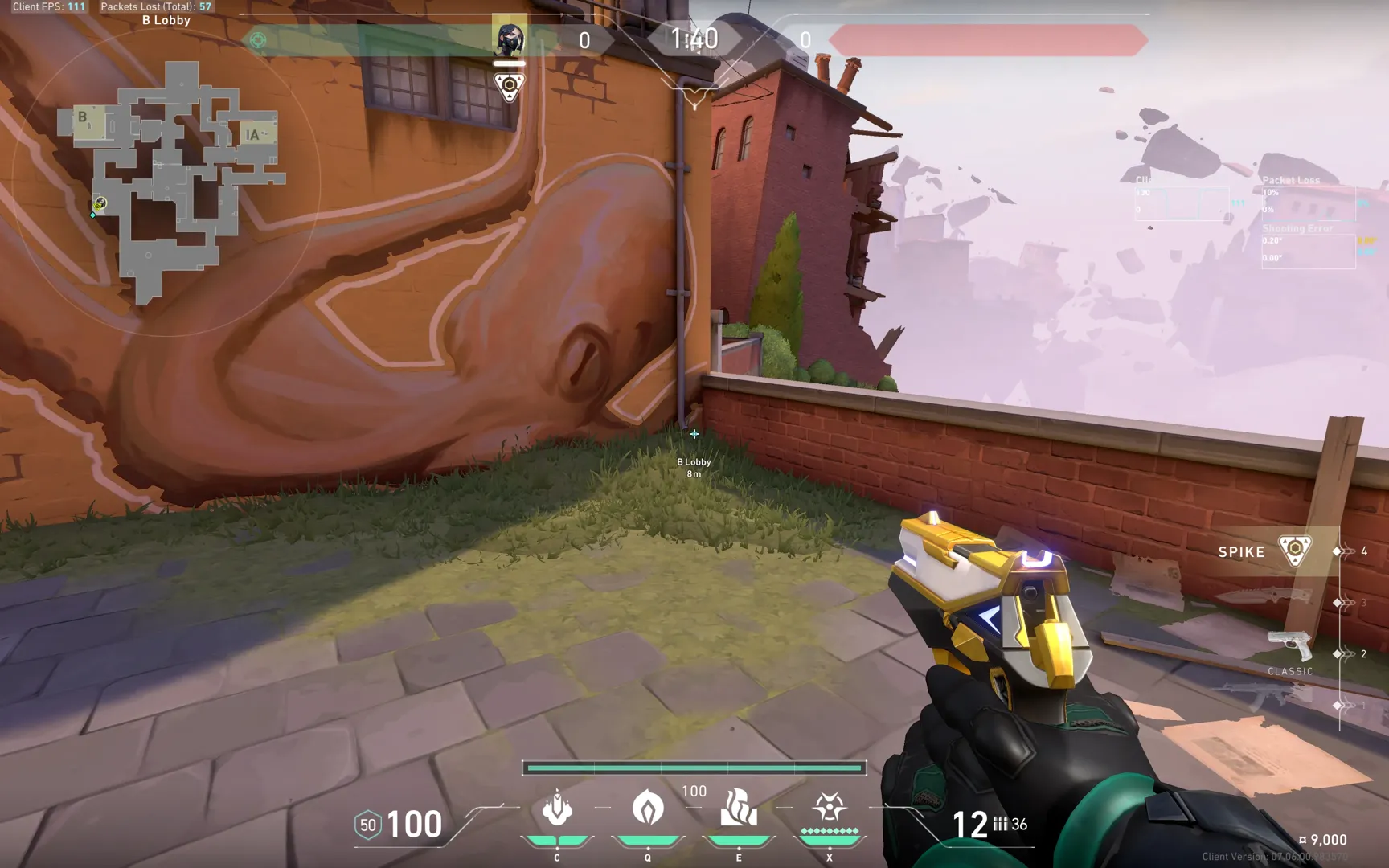 B Lobby to Default — Viper lineup on Ascent