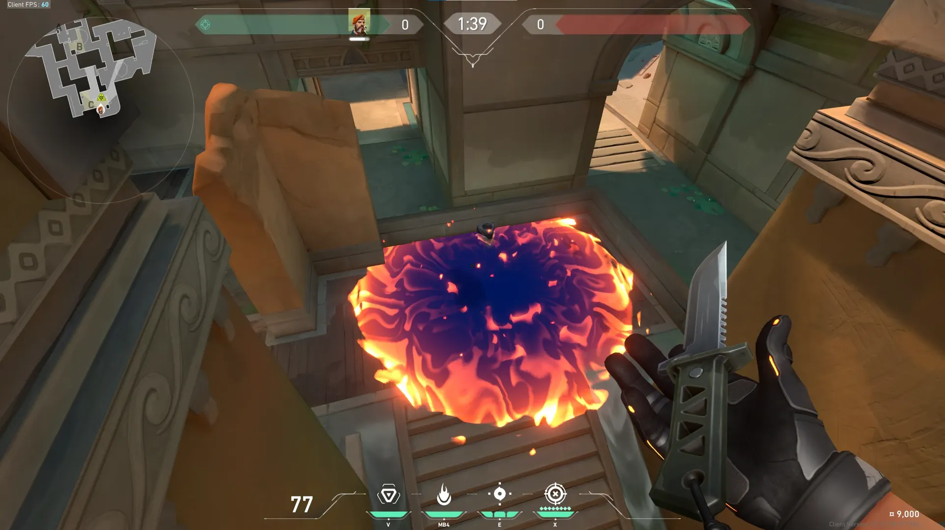 Brimstone Incendiary on Lotus Attack Site C — step 3 of 3: Result