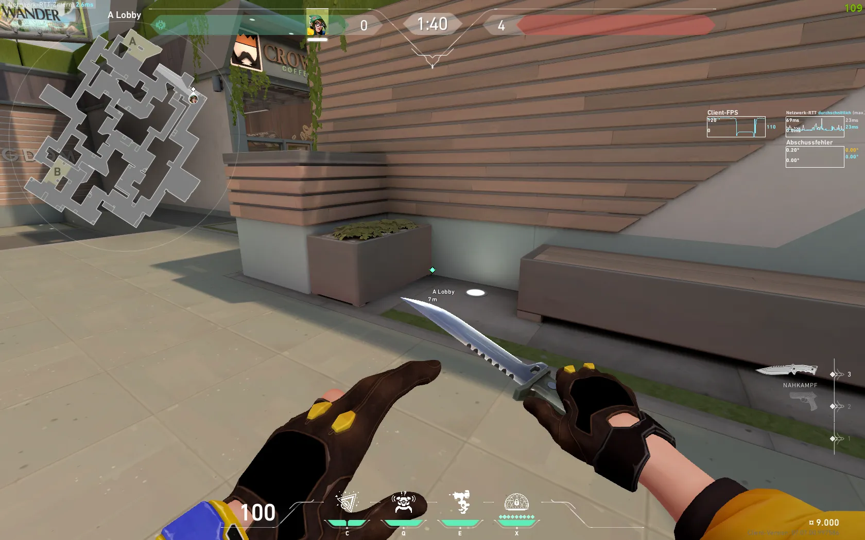 Killjoy Nanoswarm on Split Attack Site A — step 1 of 3: Position — where to stand