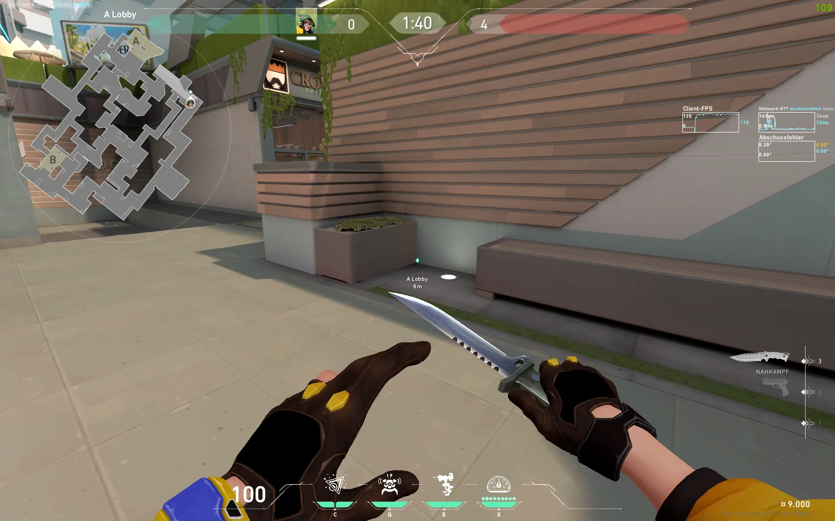 Killjoy Nanoswarm on Split Attack Site A — step 1 of 3: Position — where to stand