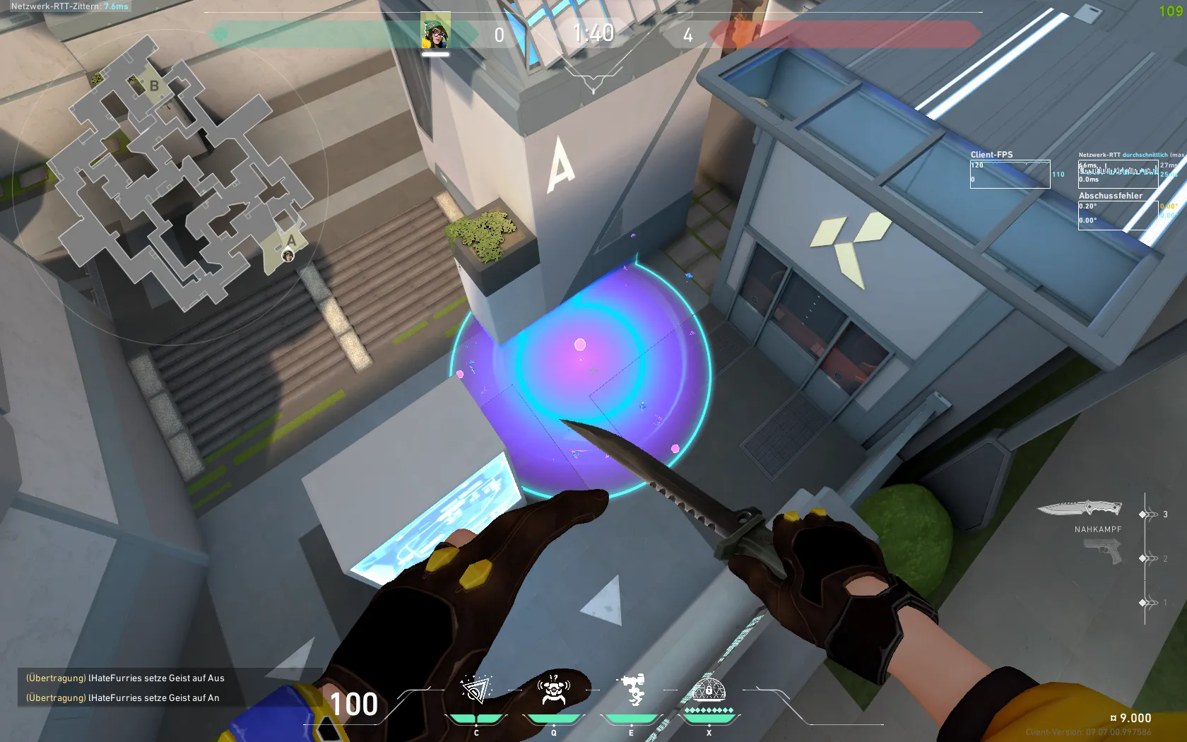 Killjoy Nanoswarm on Split Attack Site A — step 3 of 3: Result