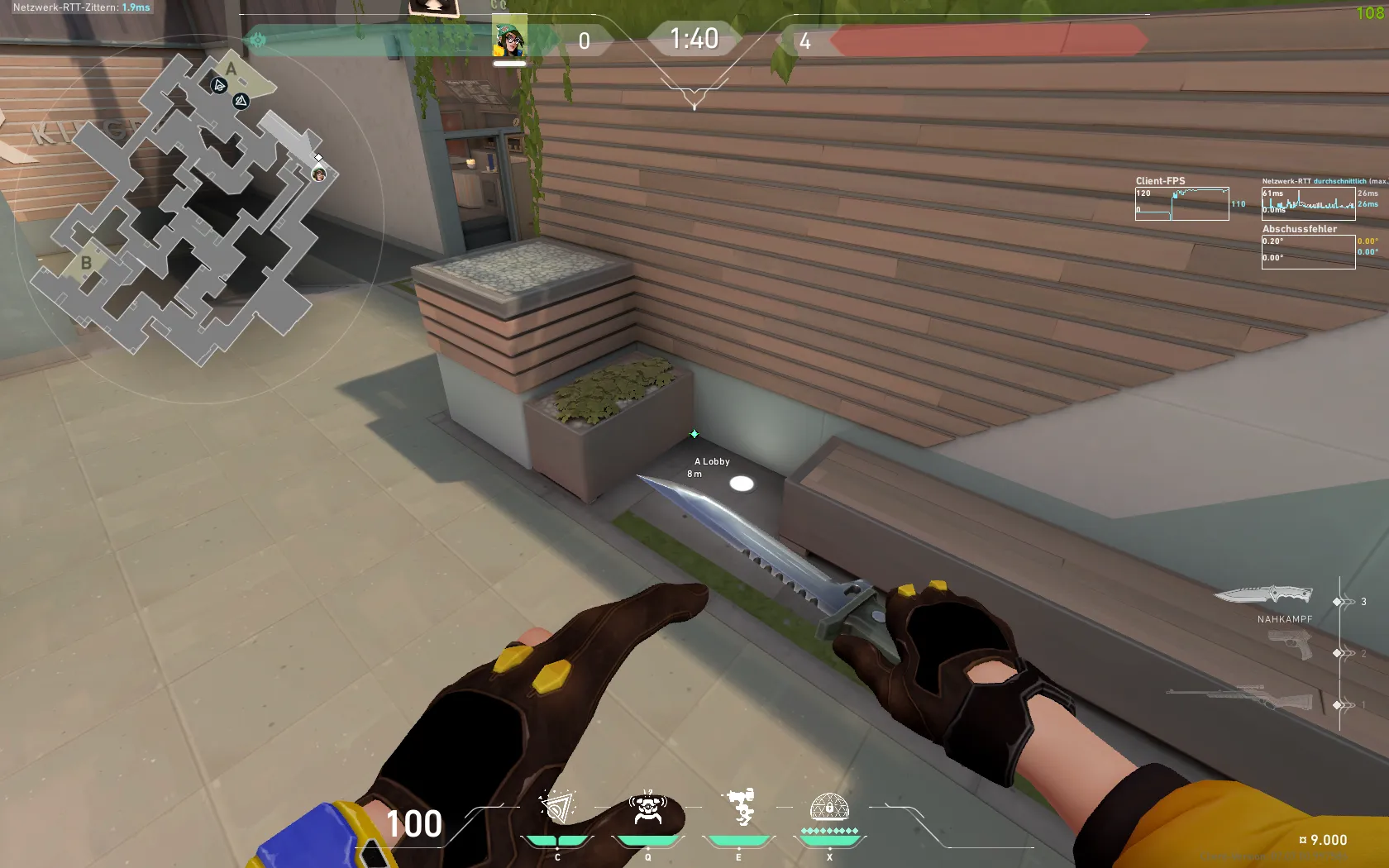 Killjoy Nanoswarm on Split Attack Site A — step 1 of 3: Position — where to stand