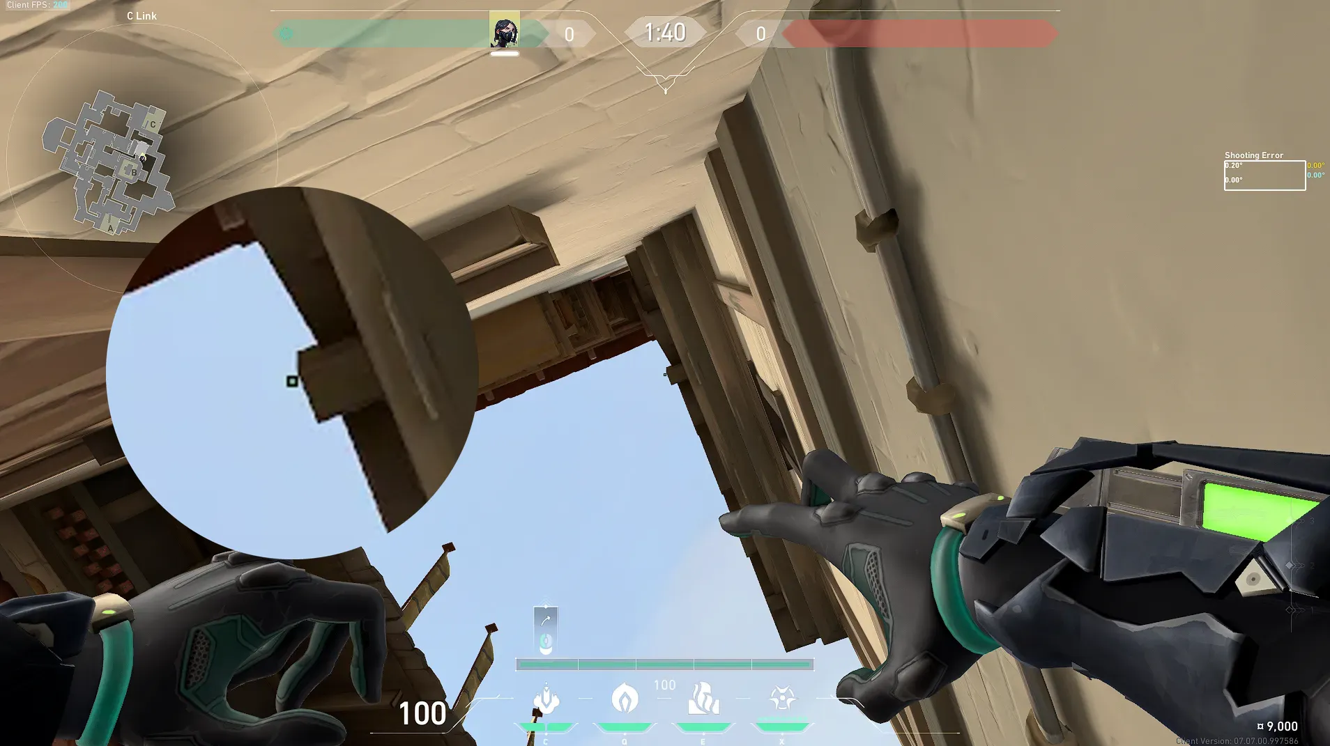 Viper Snake Bite on Haven Defense Site C — step 2 of 3: Aim — line up the shot