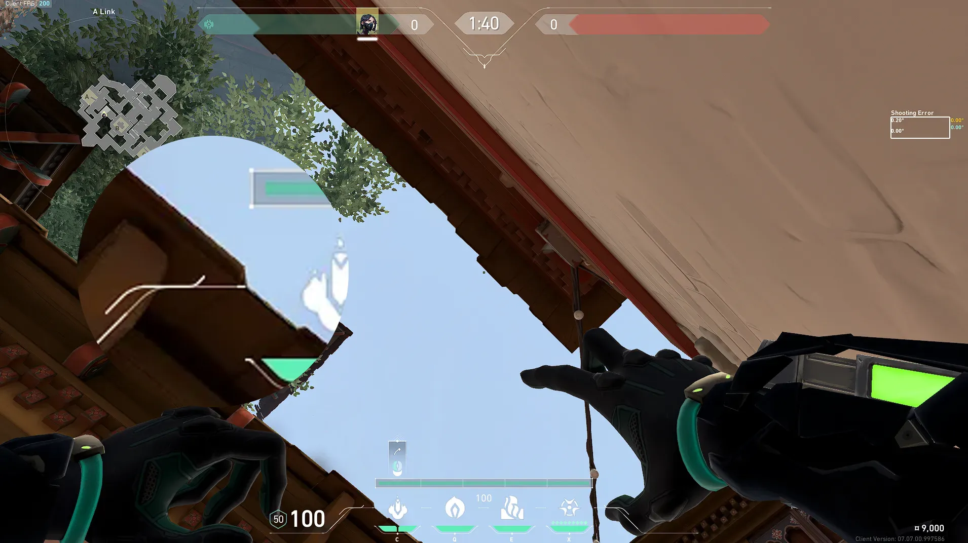Viper Snake Bite on Haven Defense Site A — step 2 of 3: Aim — line up the shot