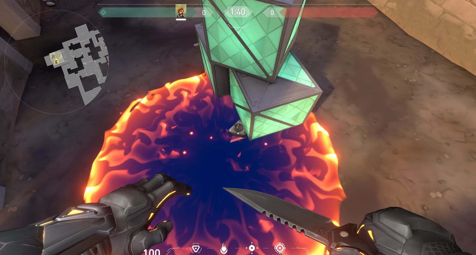 Brimstone Incendiary on Ascent Attack Site B — step 3 of 3: Result