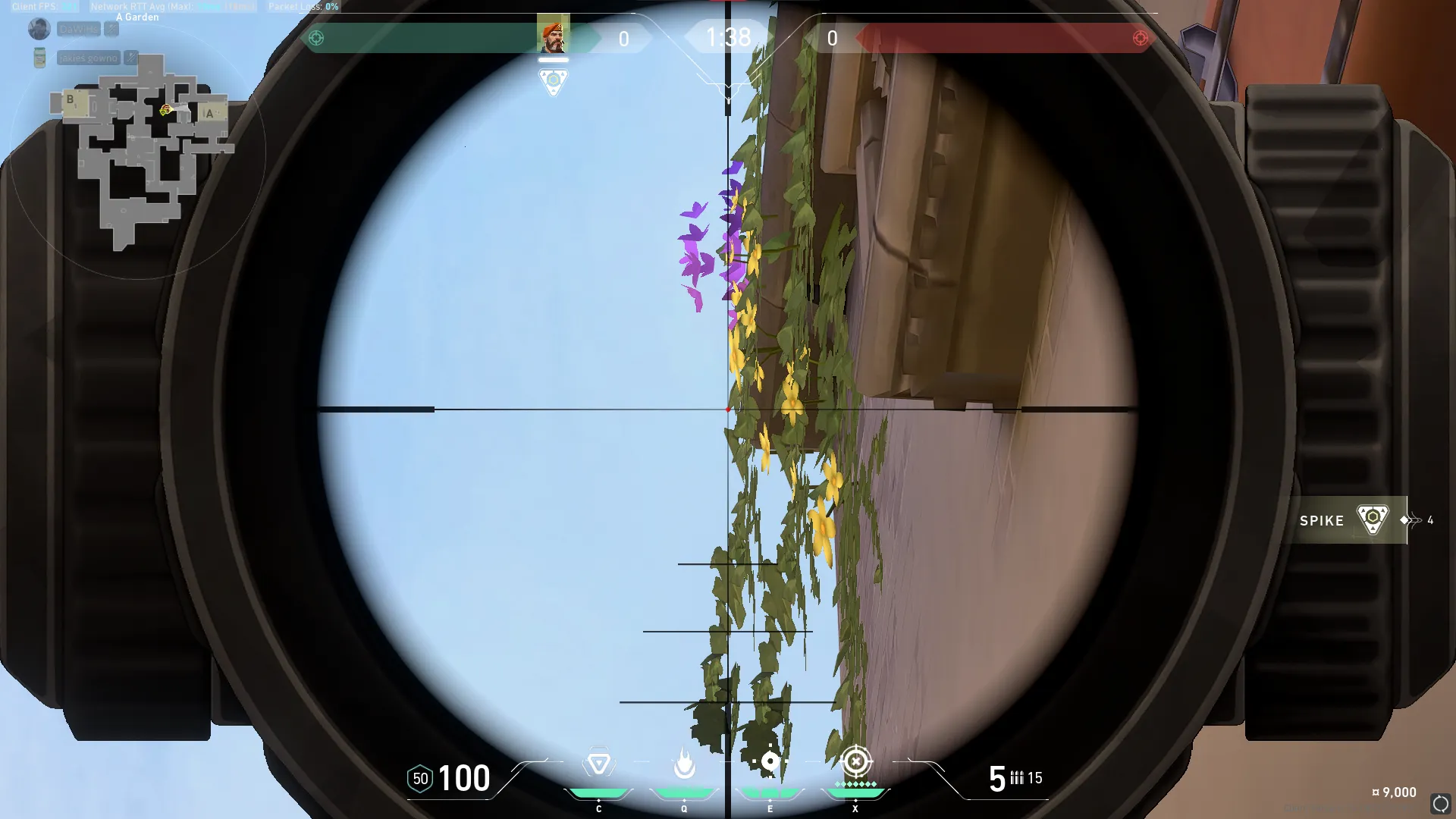 Brimstone Incendiary on Ascent Defense Site A — step 2 of 4: Aim — line up the shot