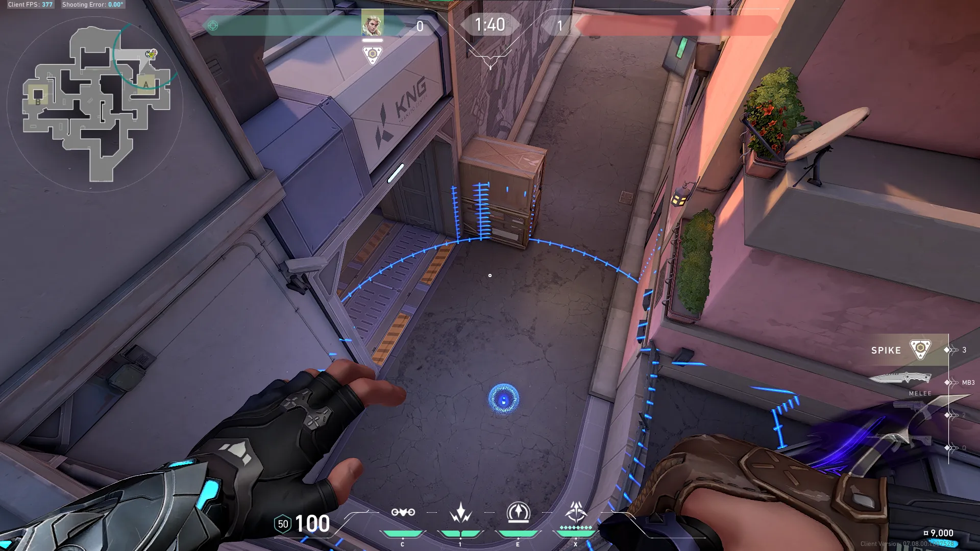 Sova Recon Bolt on Sunset Attack Site A — step 4 of 4: Result