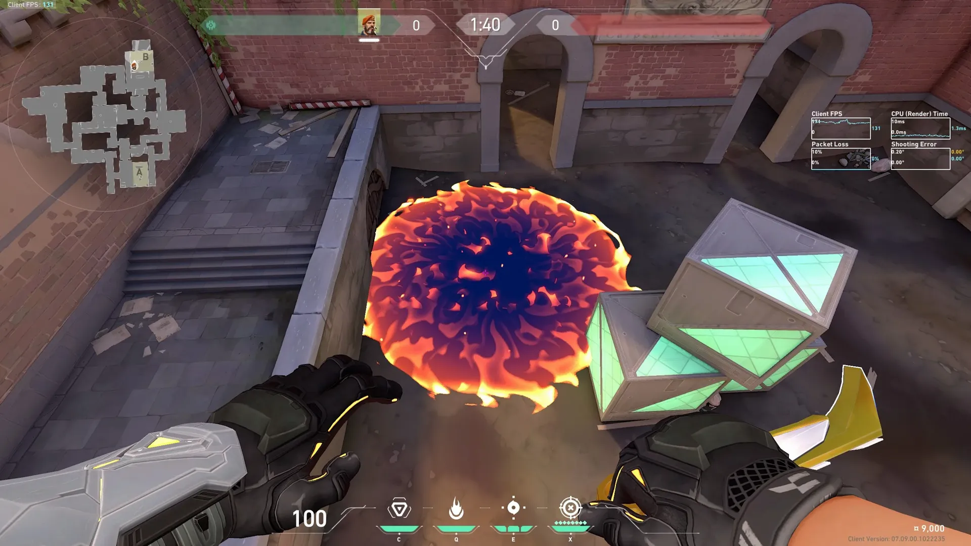 Brimstone Incendiary on Ascent Attack Site B — step 3 of 3: Result