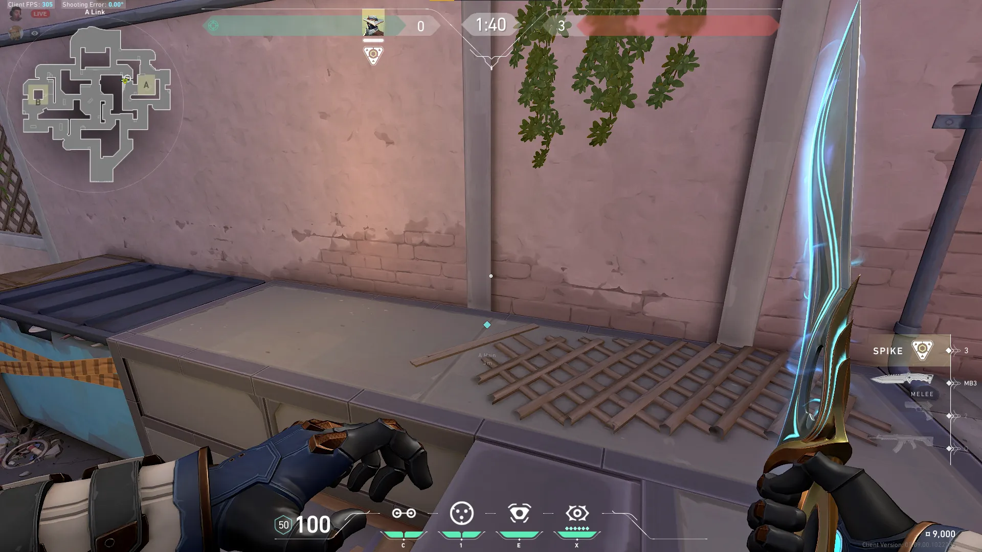 Cypher Spycam on Sunset Attack Site A — step 1 of 6: Position — where to stand