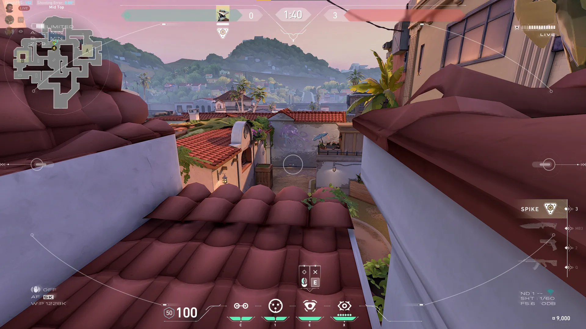 Cypher Spycam on Sunset Defense Mid — step 6 of 7: Aim — line up the shot