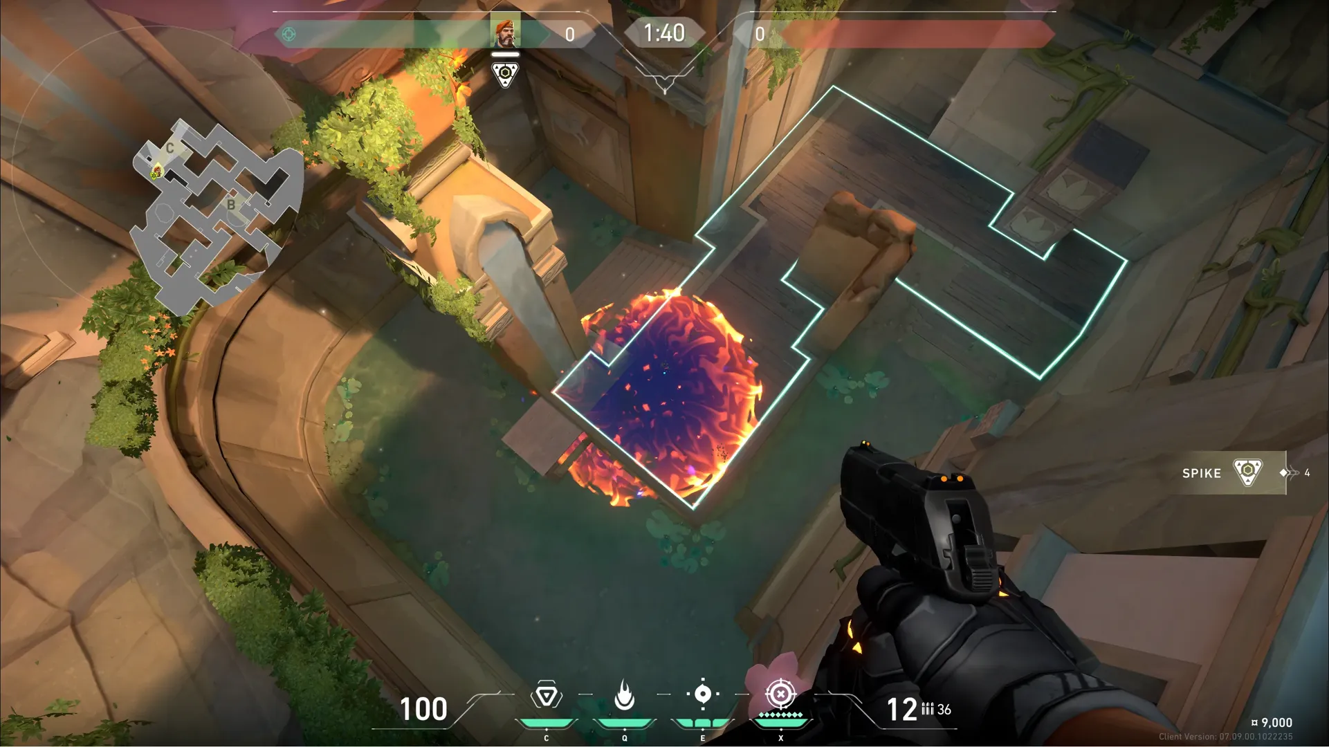 Brimstone Incendiary on Lotus Attack Site C — step 3 of 3: Result