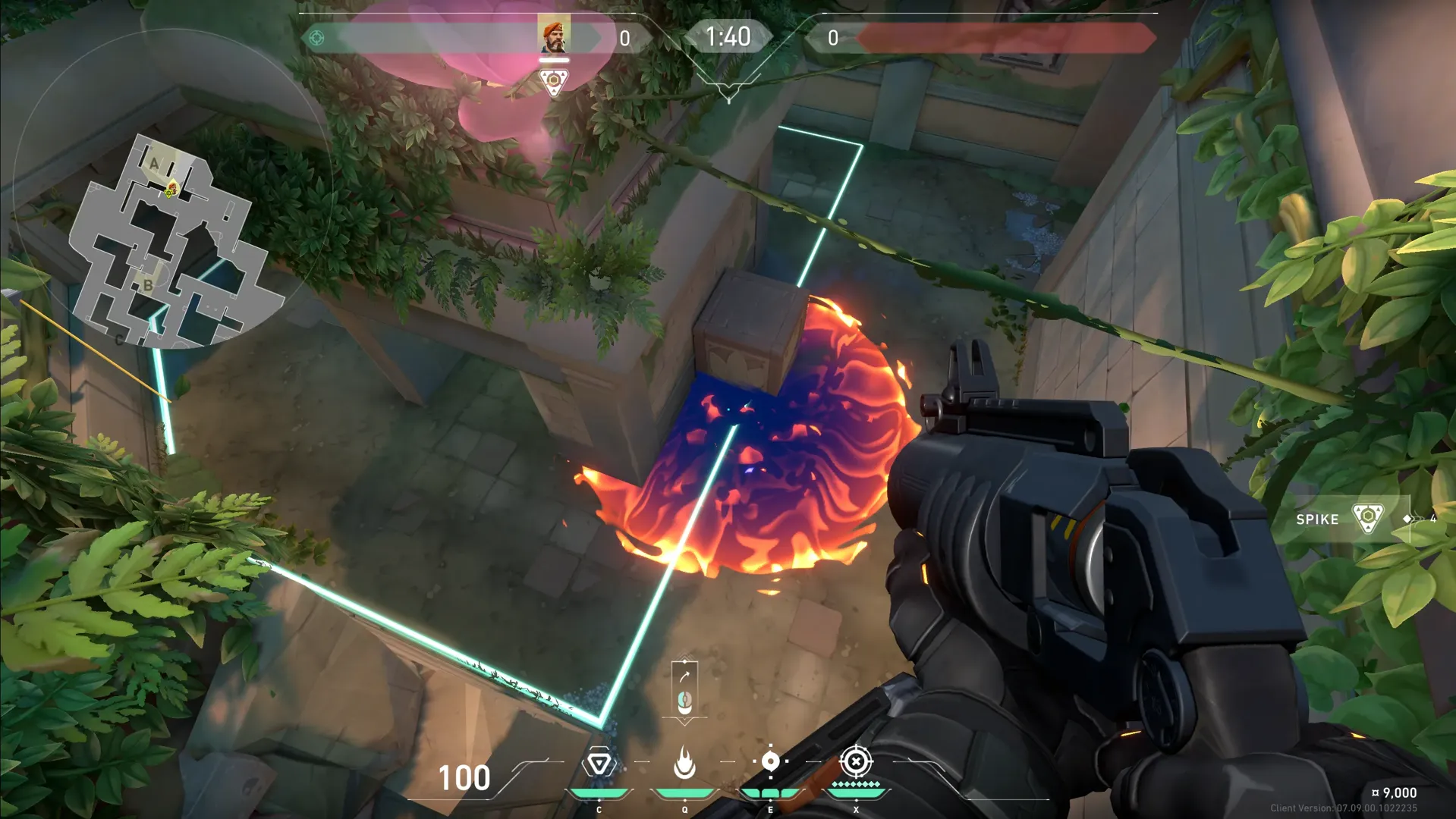 Brimstone Incendiary on Lotus Attack Site A — step 3 of 3: Result