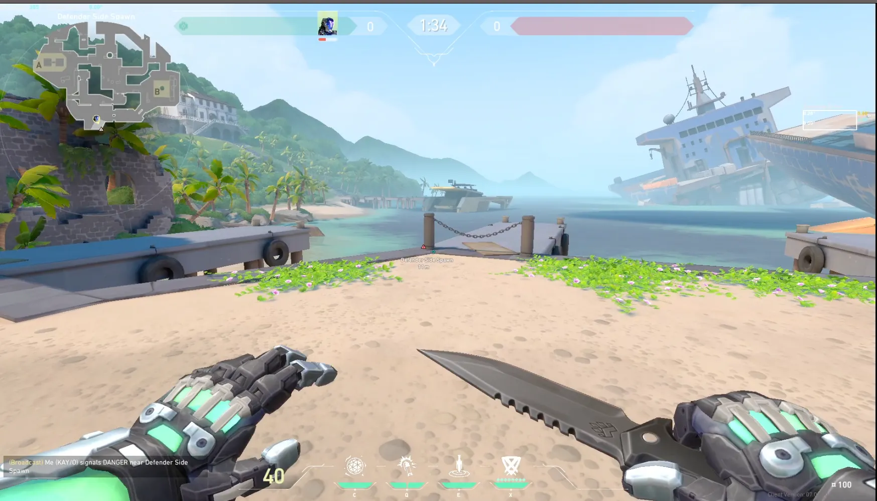 Breeze Kayo Knife Retake A Site Pyramid From Defender Spawn — KAY/O lineup on Breeze