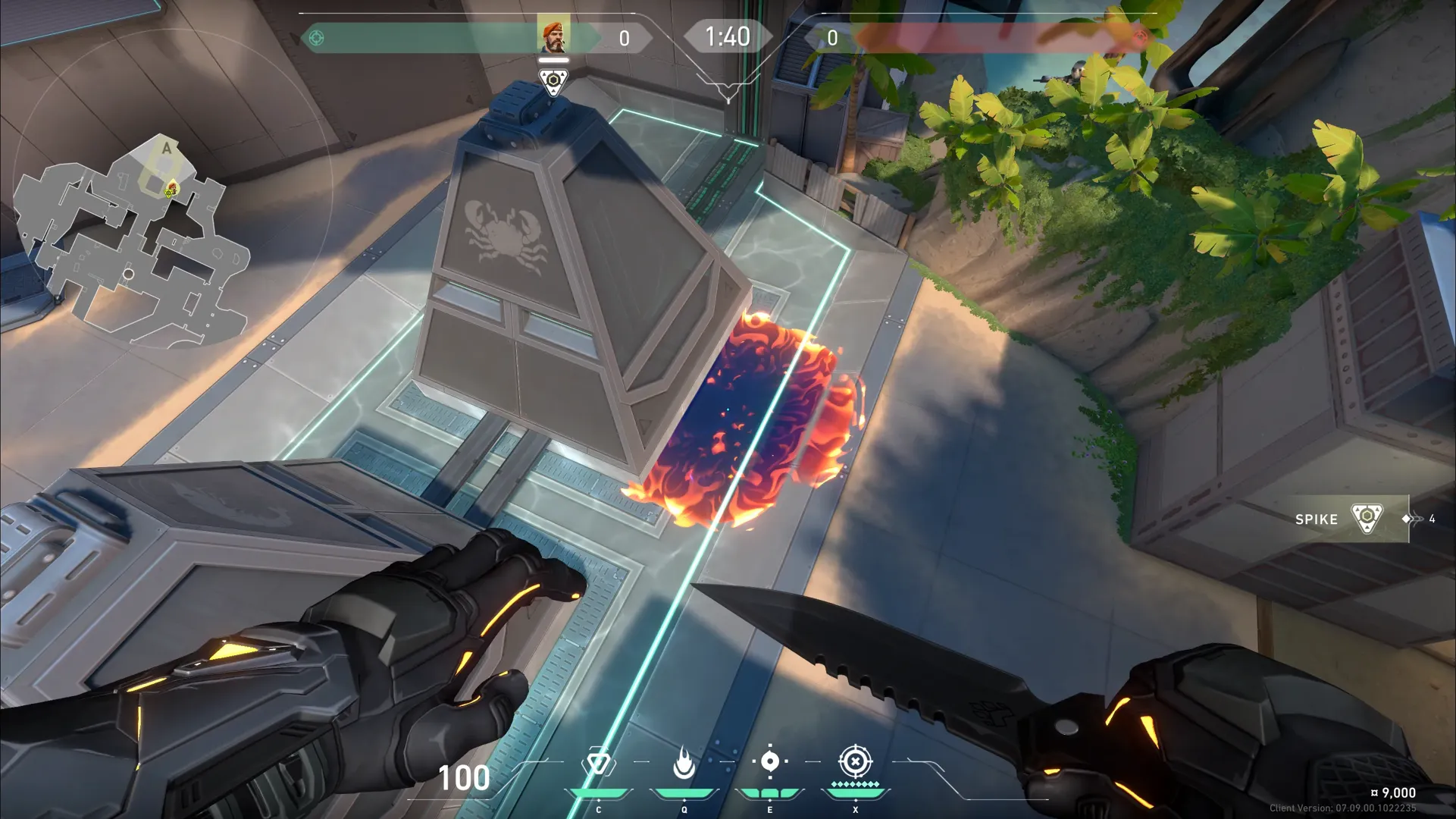 Brimstone Incendiary on Breeze Attack Site A — step 3 of 3: Result