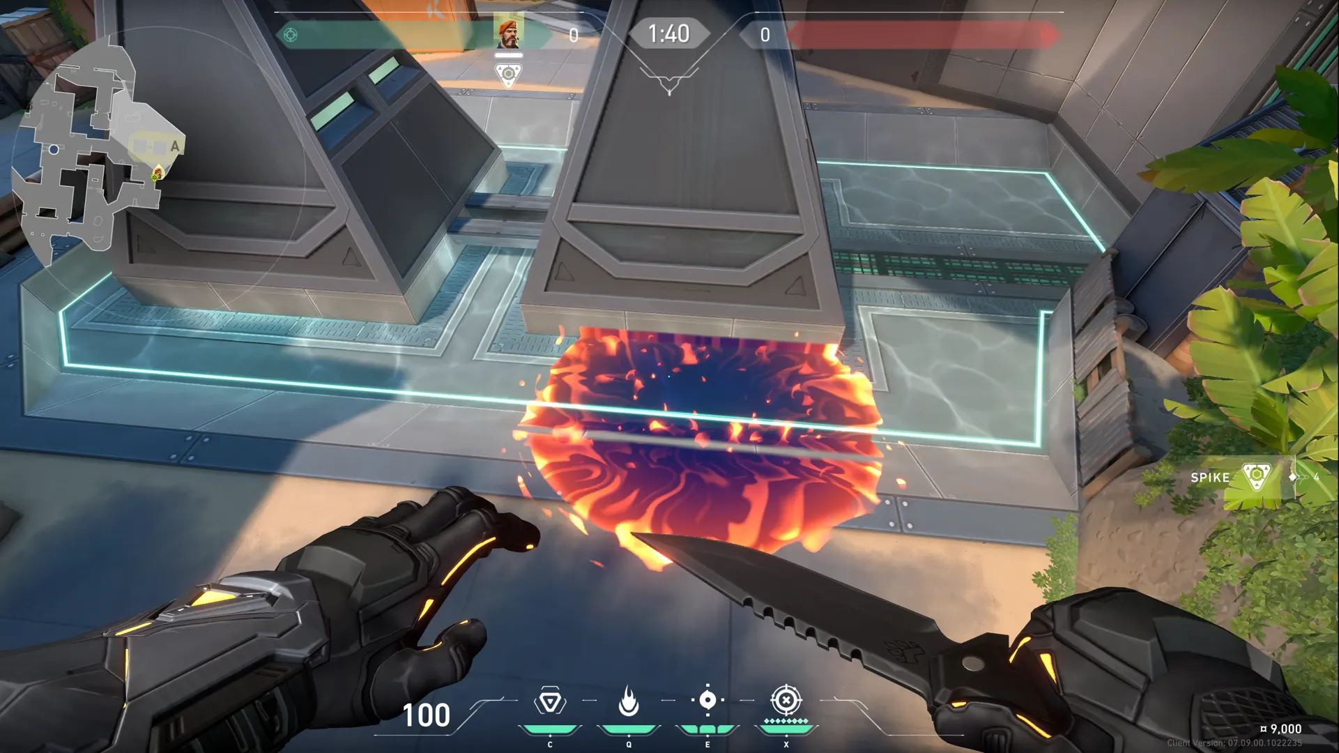 Brimstone Incendiary on Breeze Attack Site A — step 3 of 3: Result