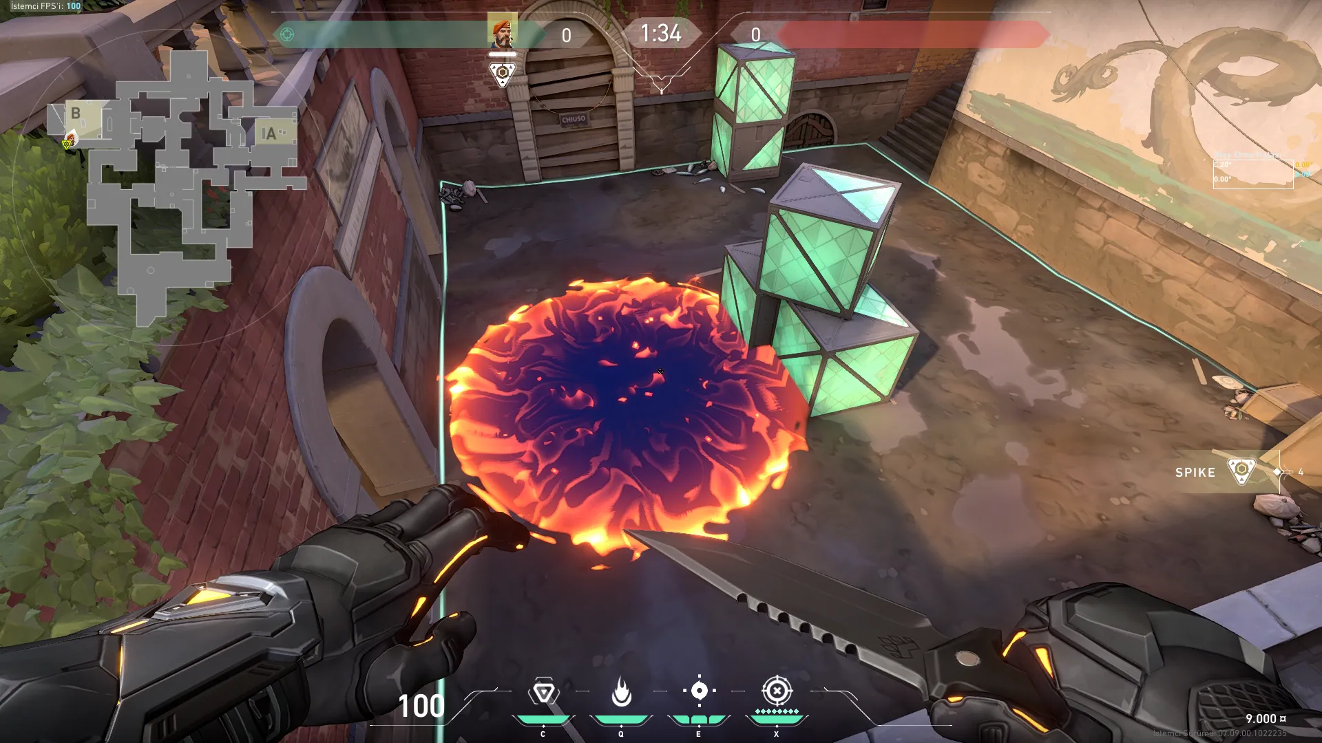 Brimstone Incendiary on Ascent Attack Site B — step 3 of 3: Result
