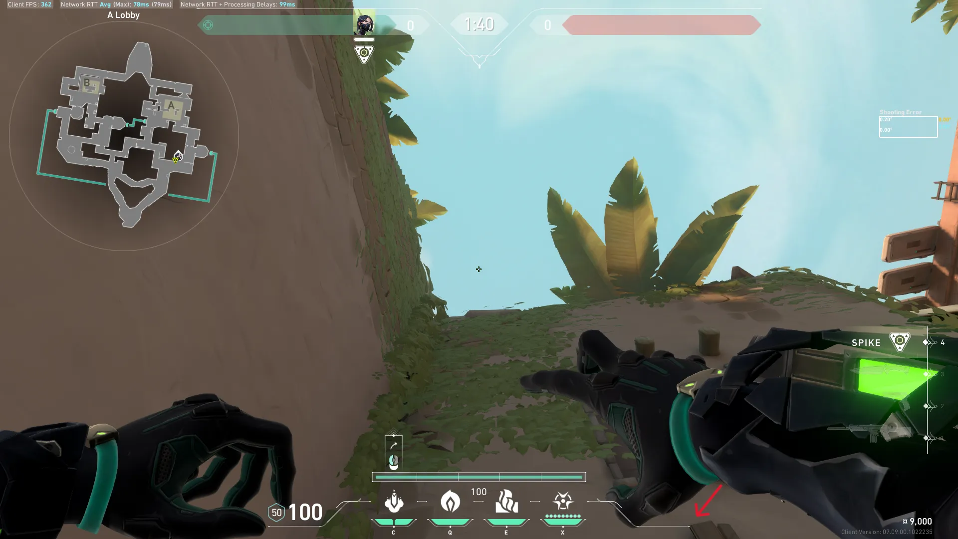 Viper Snake Bite on Bind Attack Site A — step 2 of 3: Aim — line up the shot