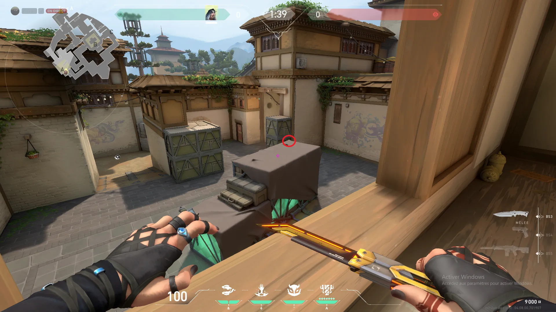 Fade Haunt on Haven Defense Site A — step 1 of 4: Position — where to stand
