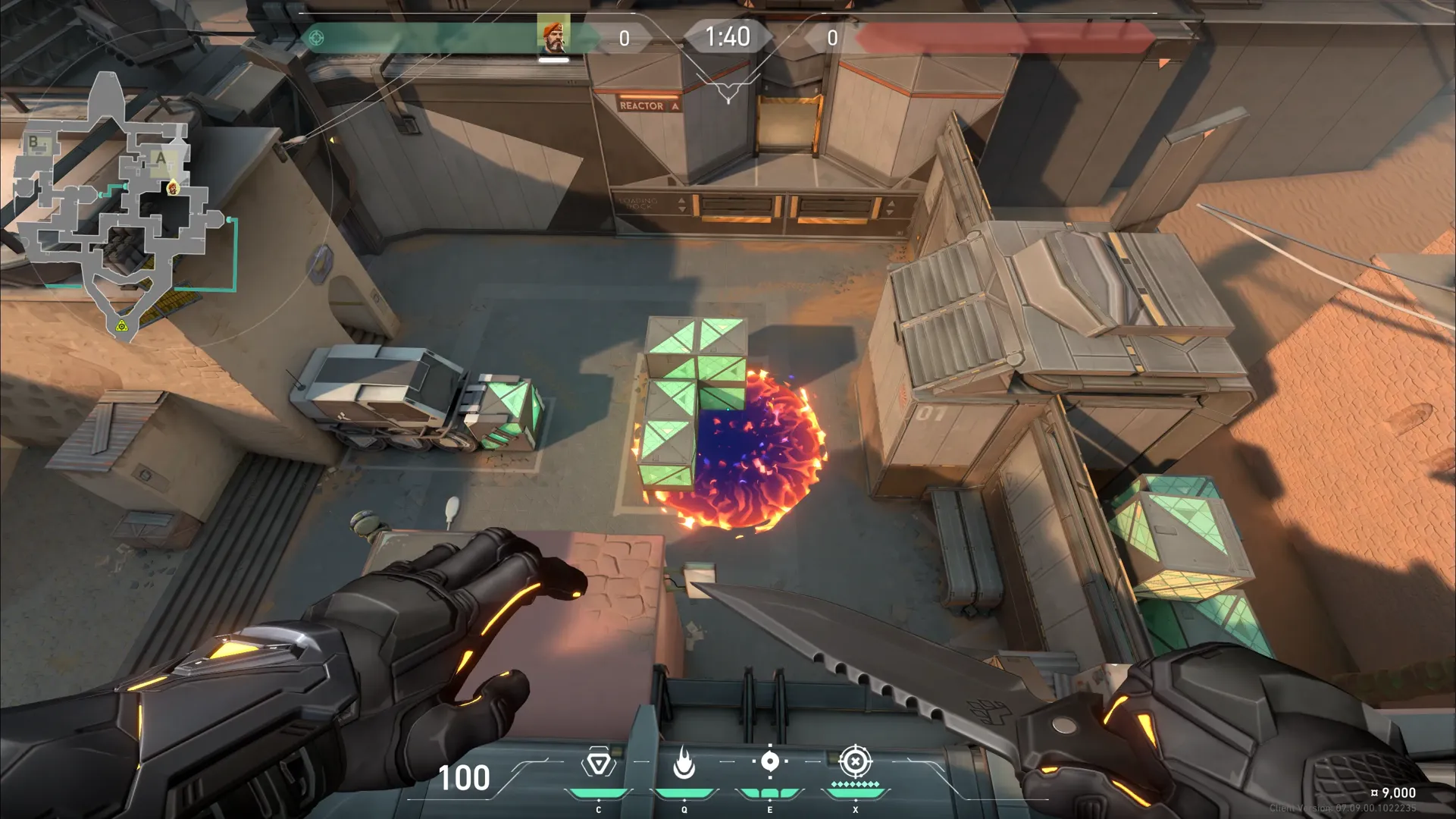 Brimstone Incendiary on Bind Attack Site A — step 3 of 3: Result
