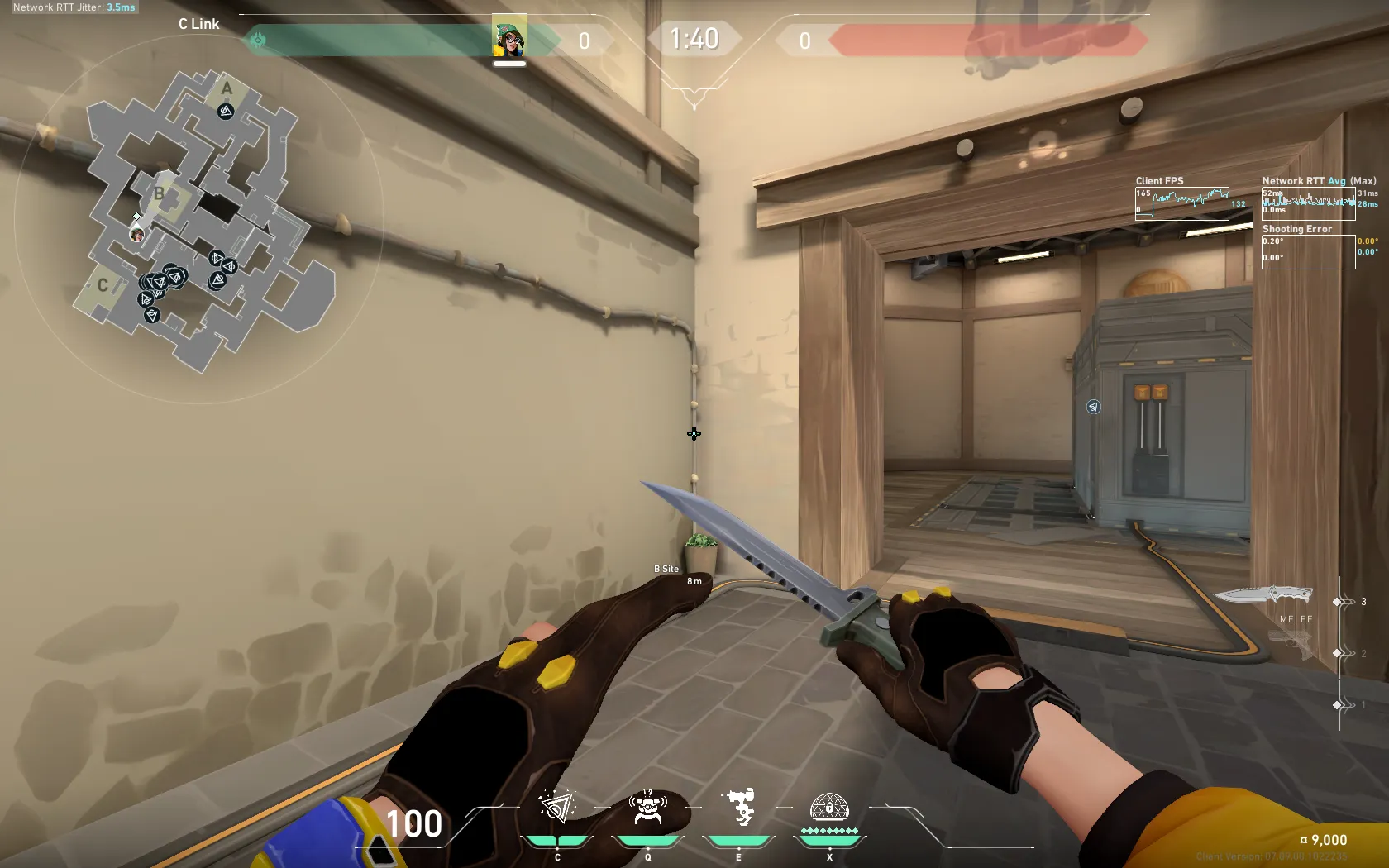 Killjoy Nanoswarm on Haven Defense Site C — step 1 of 3: Position — where to stand