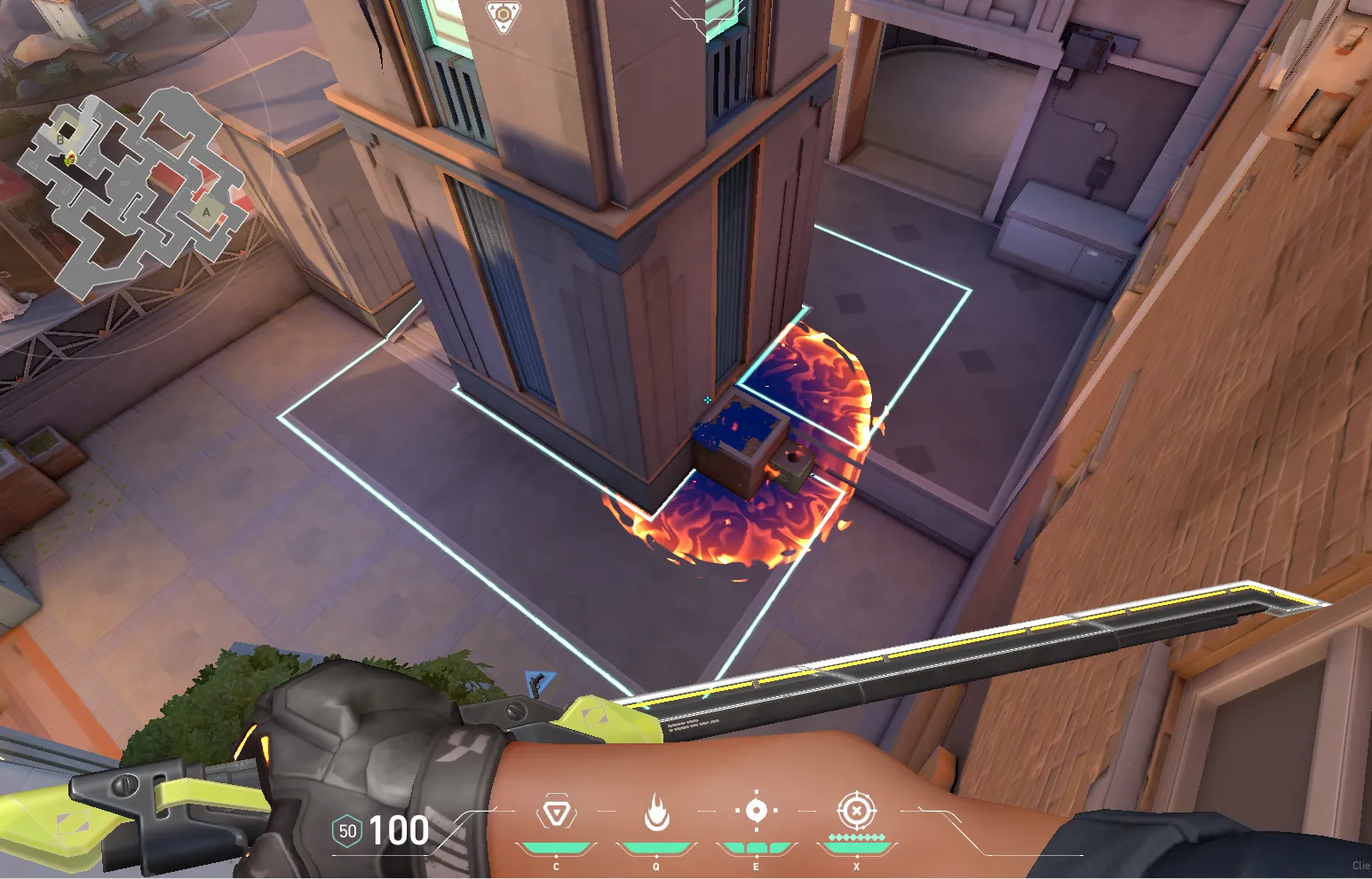 Brimstone Incendiary on Sunset Attack Site B — step 3 of 3: Result