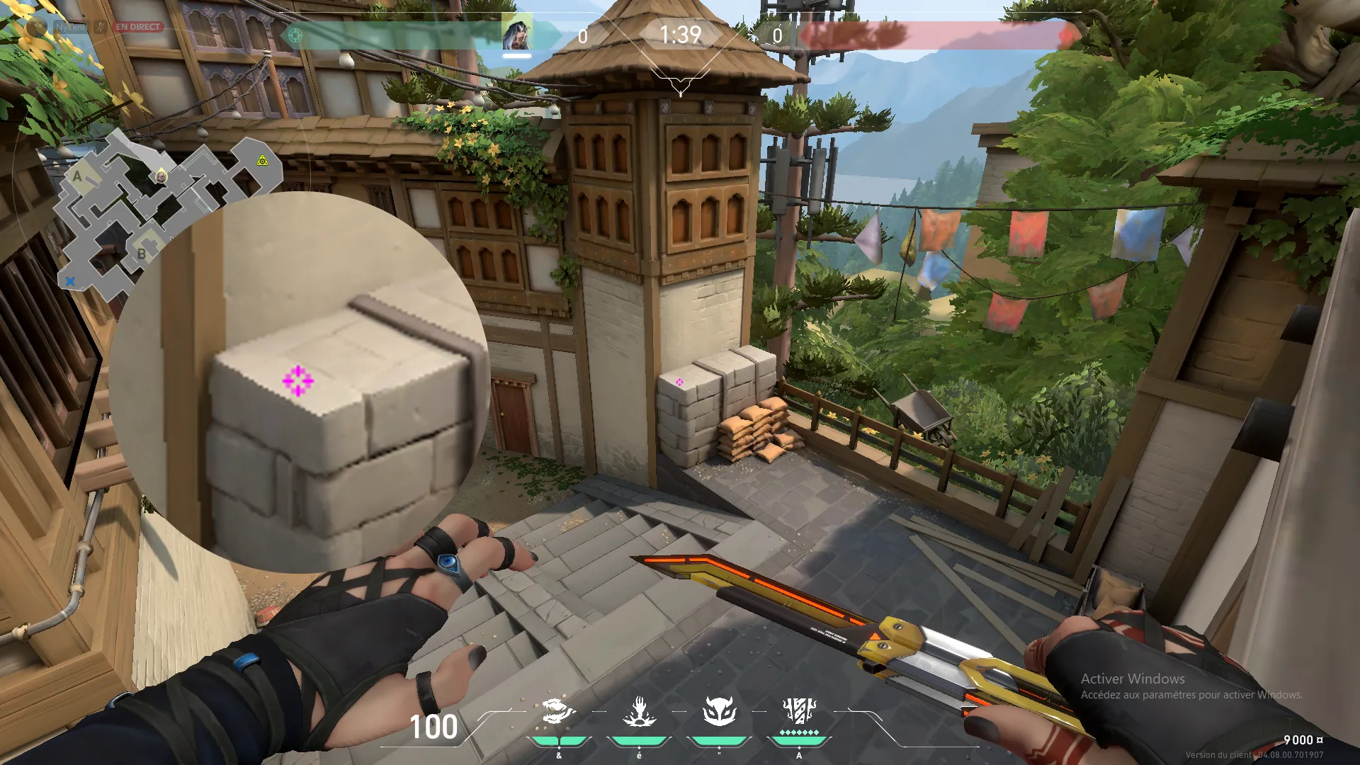 Fade Haunt on Haven Attack Site A — step 1 of 4: Position — where to stand