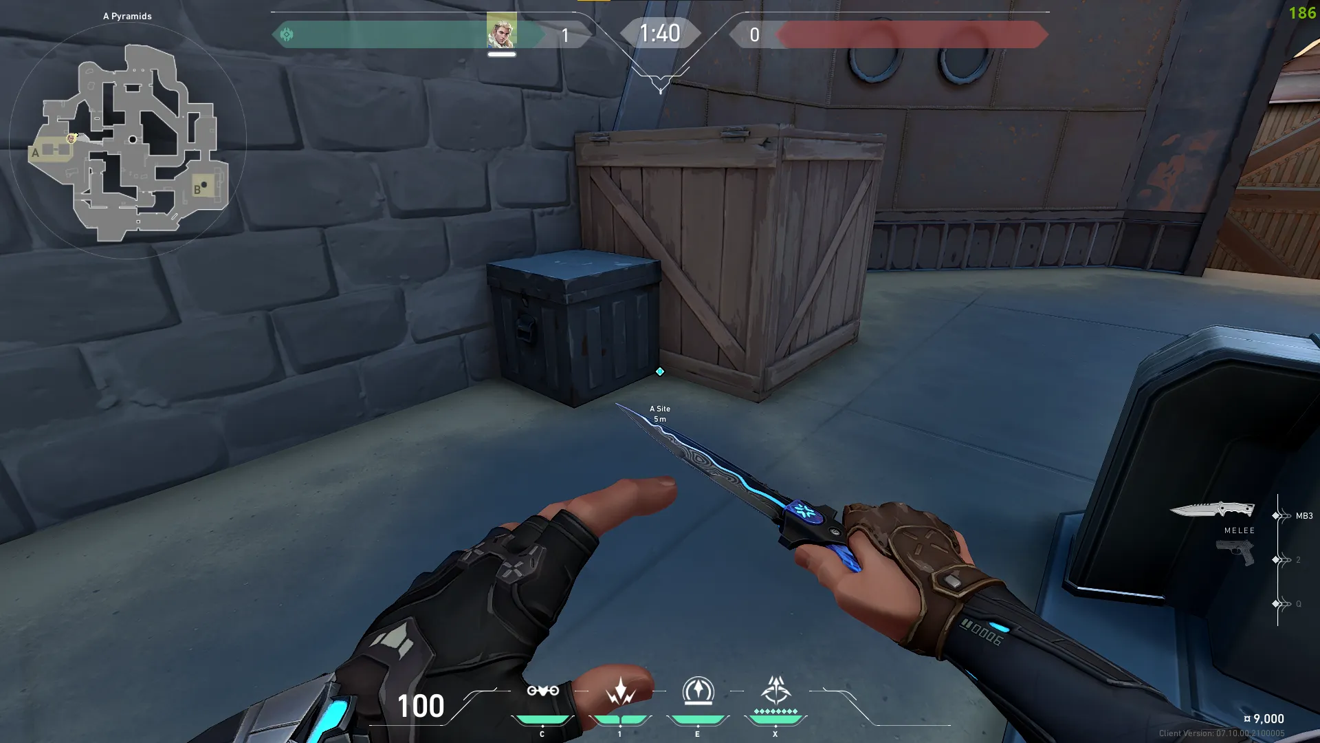 Omen Shrouded Step on Breeze Defense Mid — step 1 of 4: Position — where to stand