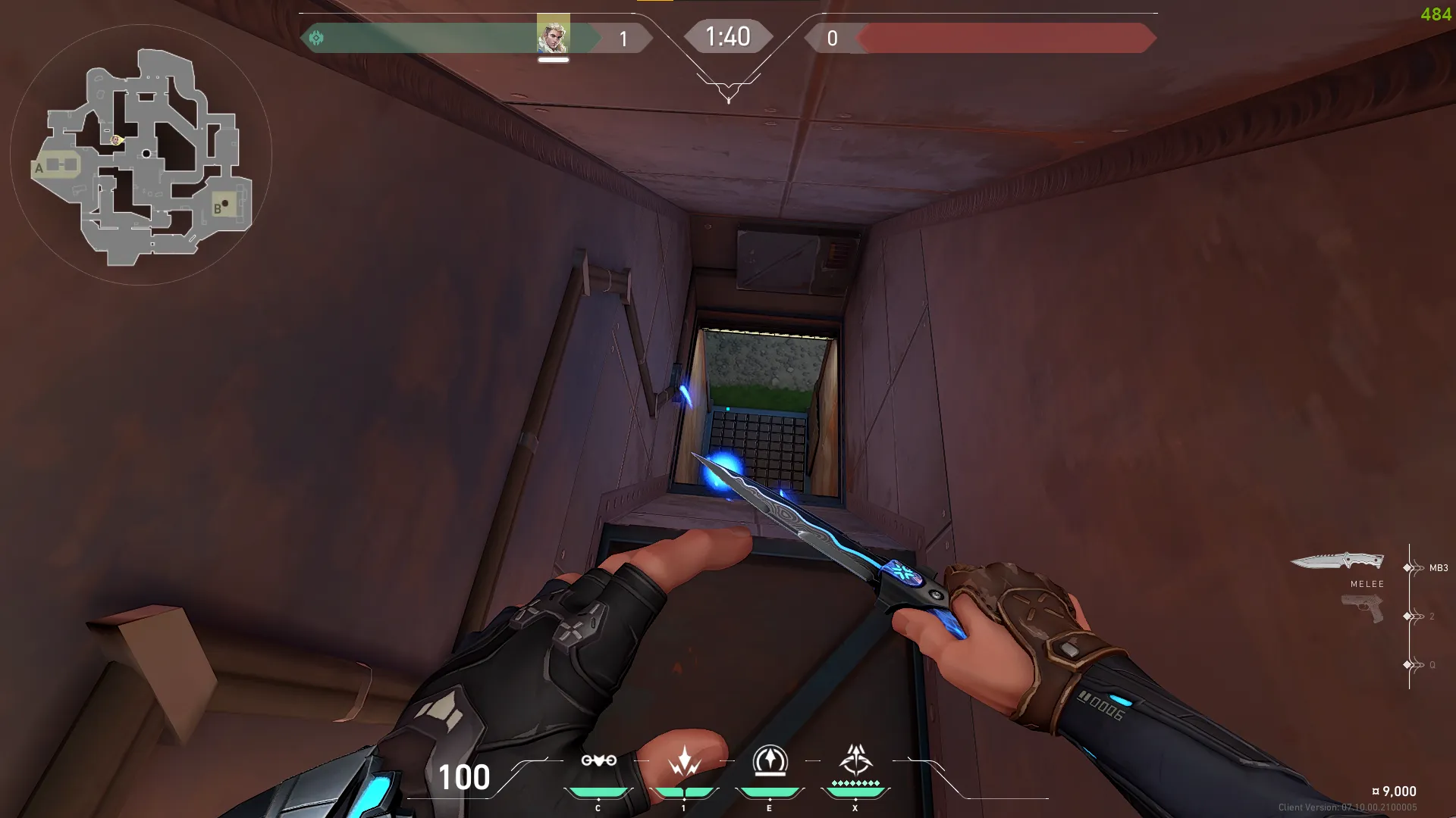 Omen Shrouded Step on Breeze Defense Mid — step 3 of 4: Aim — line up the shot
