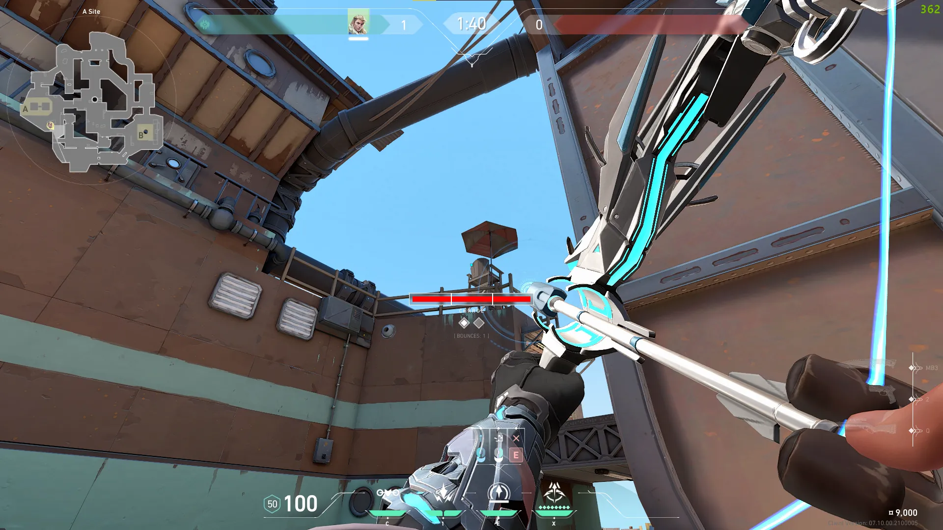Sova Recon Bolt on Breeze Defense Site B — step 3 of 4: Aim — line up the shot