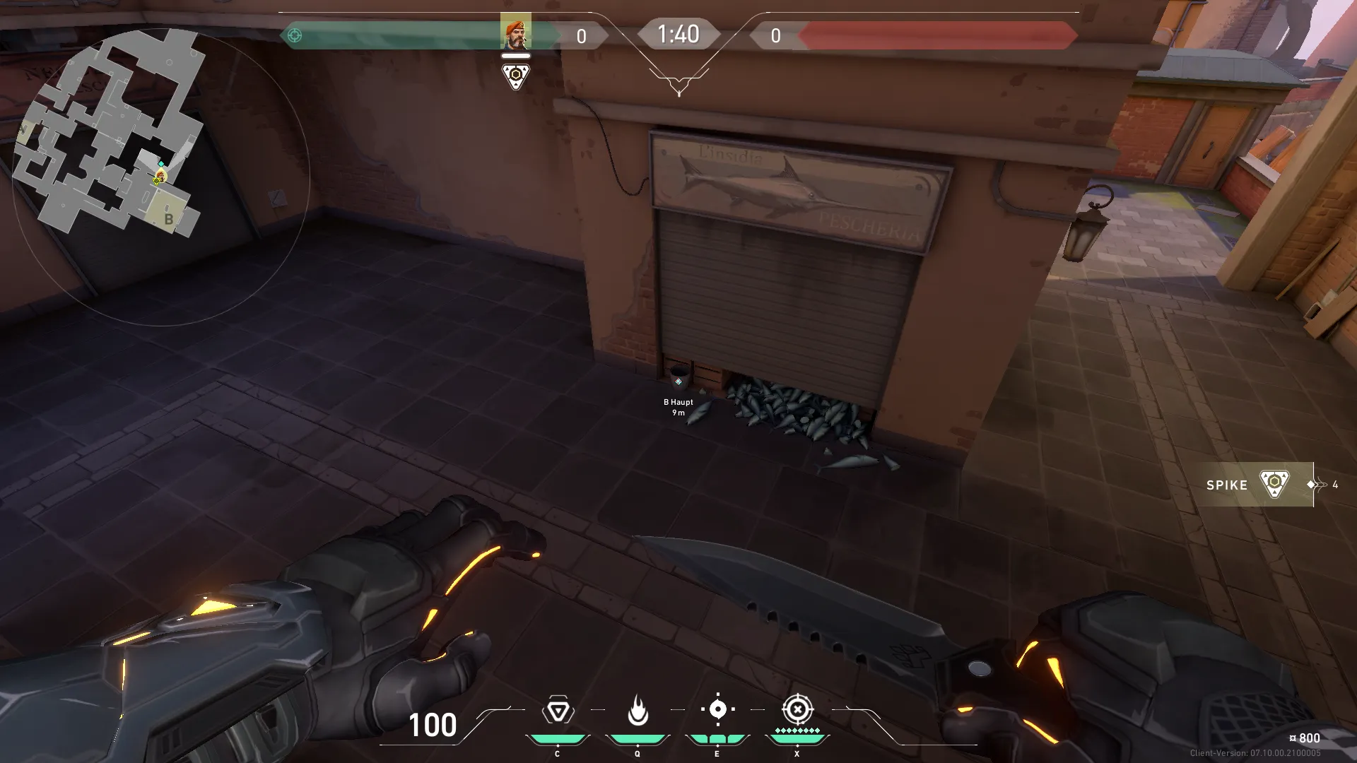 Brimstone Incendiary on Ascent Attack Site B — step 1 of 3: Position — where to stand