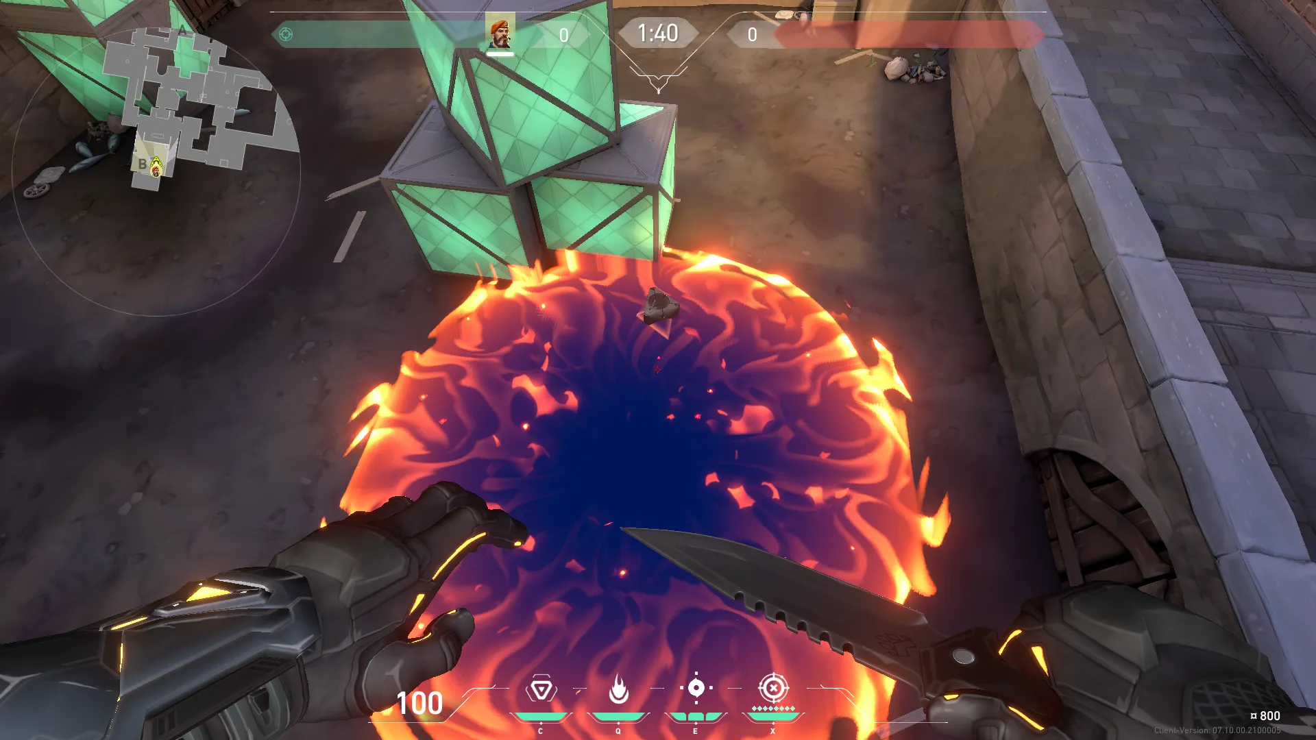 Brimstone Incendiary on Ascent Attack Site B — step 3 of 3: Result