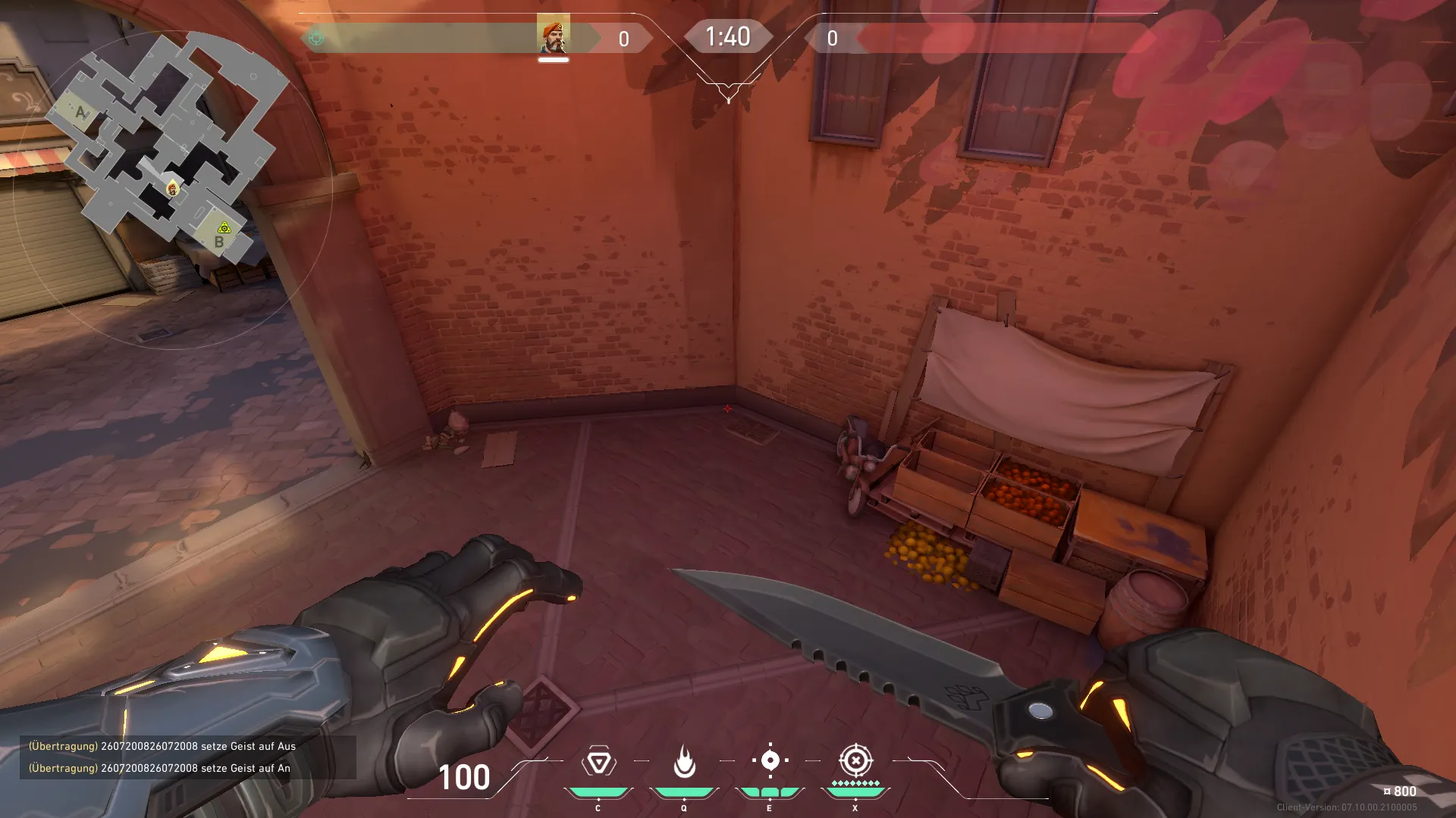 Brimstone Incendiary on Ascent Attack Site B — step 1 of 3: Position — where to stand
